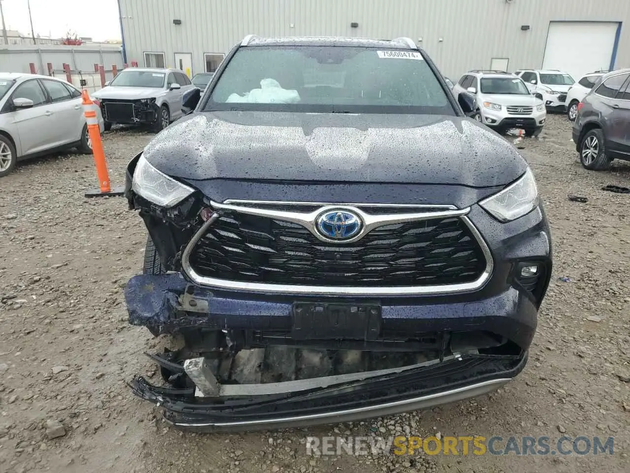 5 Photograph of a damaged car 5TDEBRCH7MS065890 TOYOTA HIGHLANDER 2021