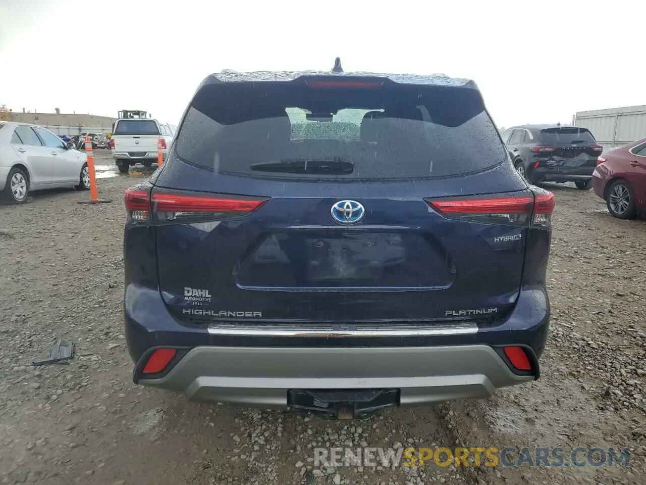6 Photograph of a damaged car 5TDEBRCH7MS065890 TOYOTA HIGHLANDER 2021