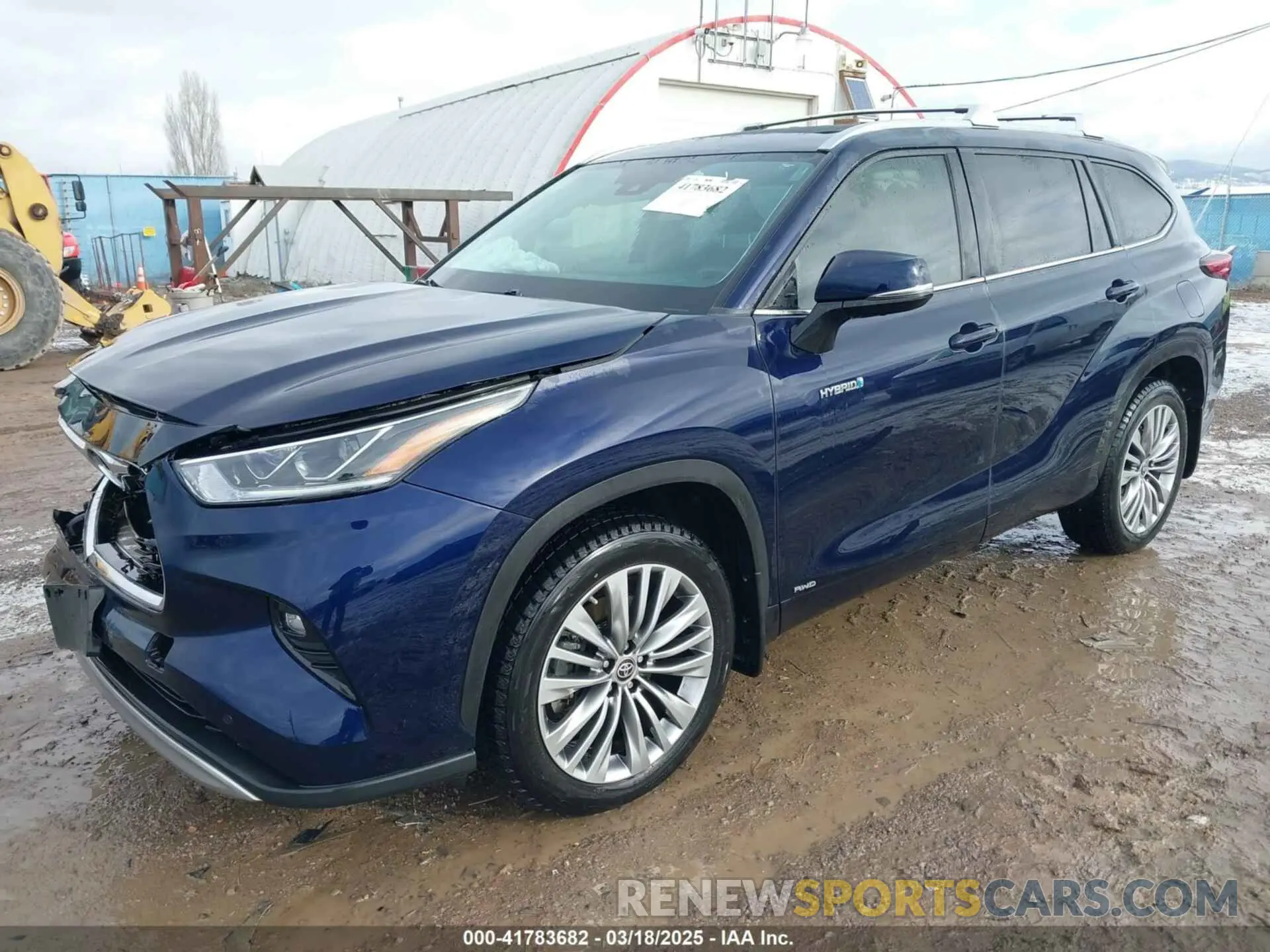 2 Photograph of a damaged car 5TDEBRCHXMS024265 TOYOTA HIGHLANDER 2021