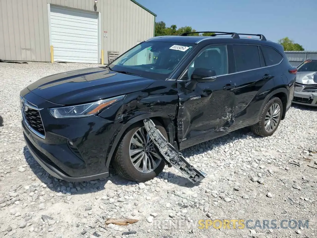 1 Photograph of a damaged car 5TDEBRCHXMS031815 TOYOTA HIGHLANDER 2021