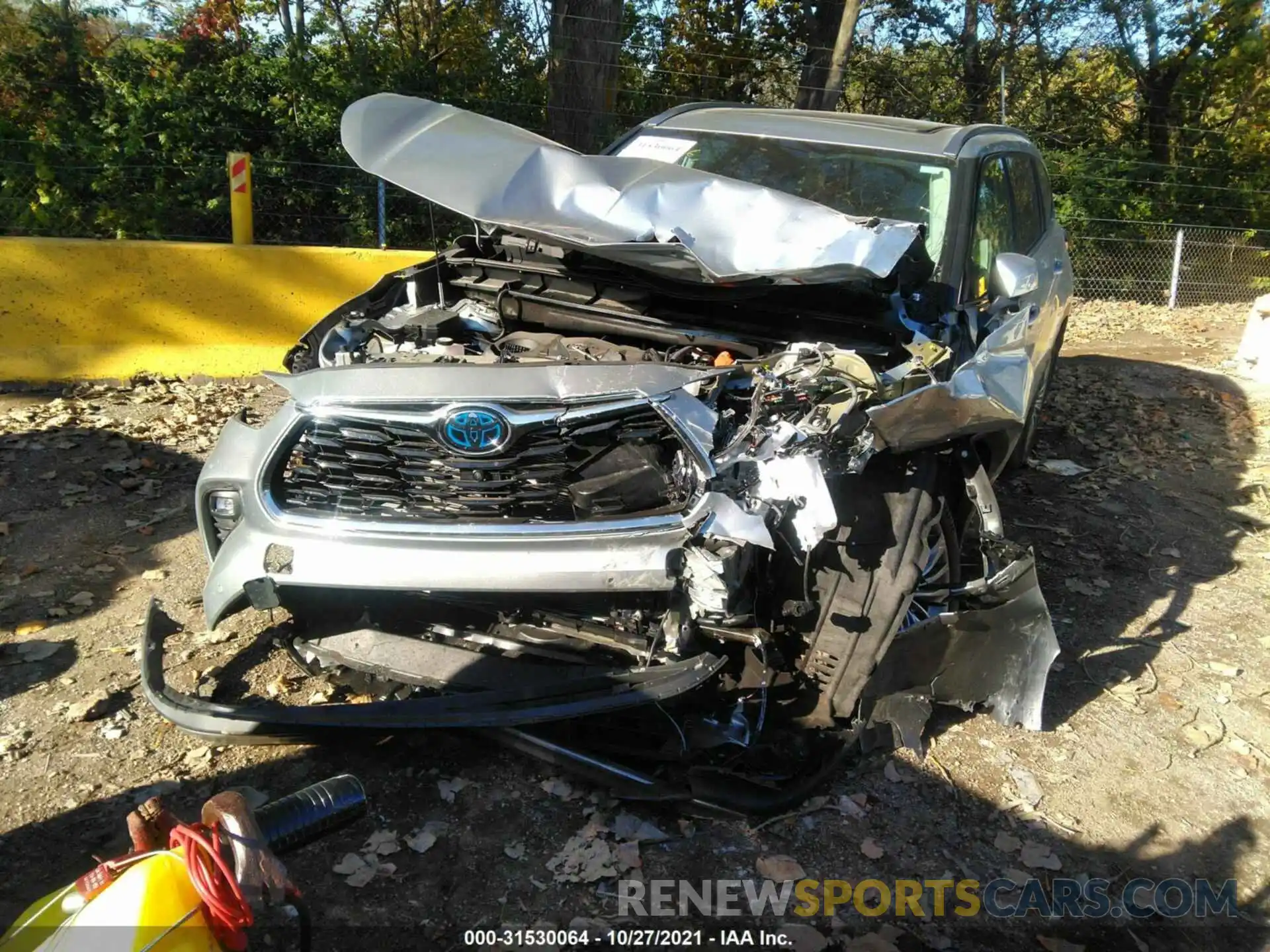 6 Photograph of a damaged car 5TDEBRCHXMS063731 TOYOTA HIGHLANDER 2021