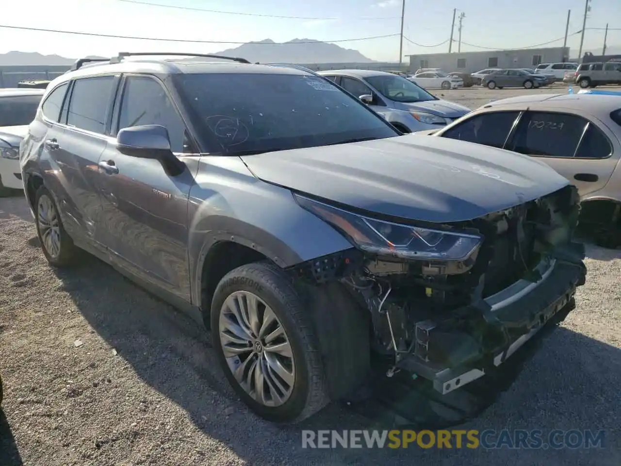 1 Photograph of a damaged car 5TDFARAH9MS006611 TOYOTA HIGHLANDER 2021