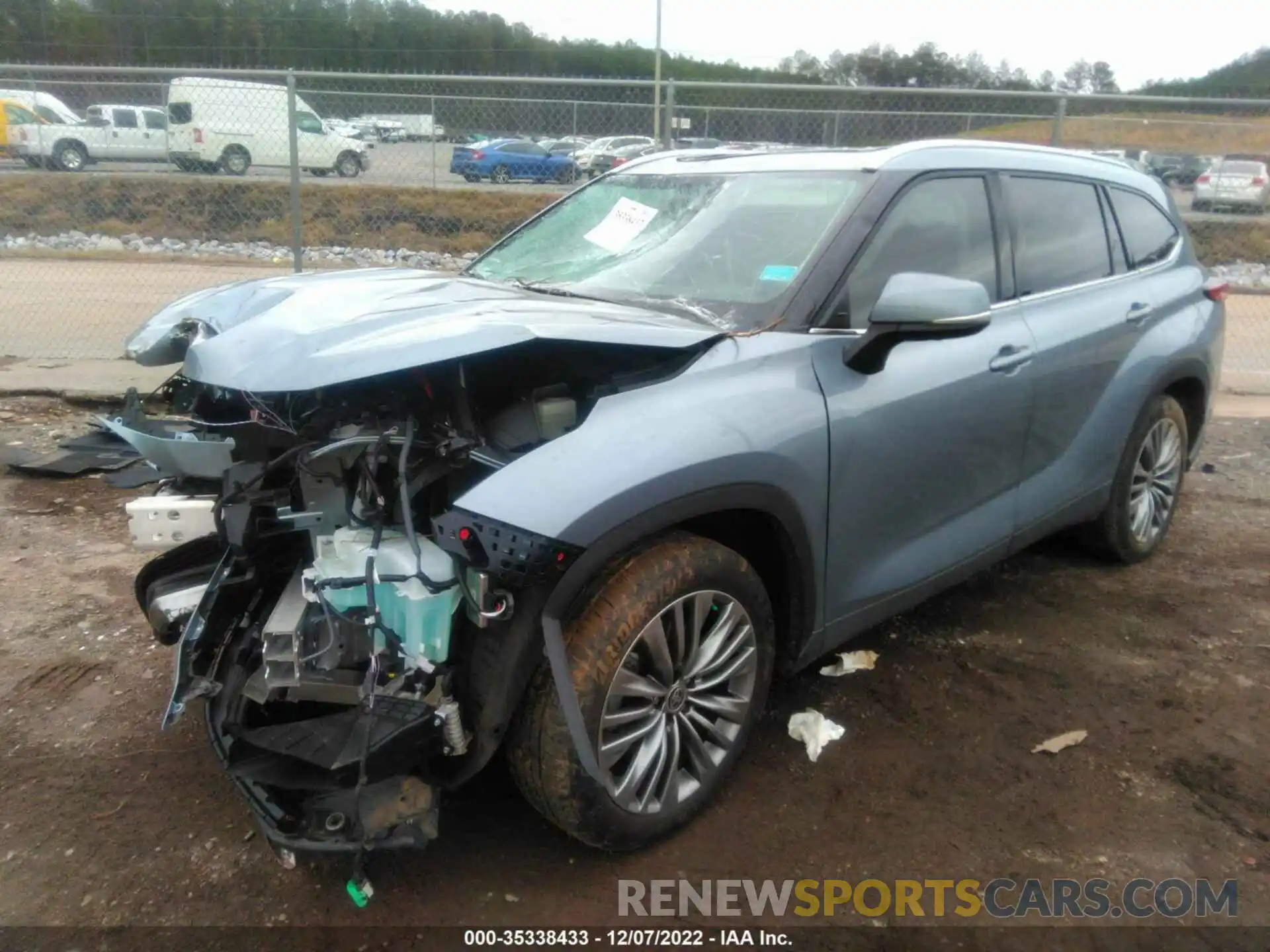 2 Photograph of a damaged car 5TDFZRAH0MS049288 TOYOTA HIGHLANDER 2021