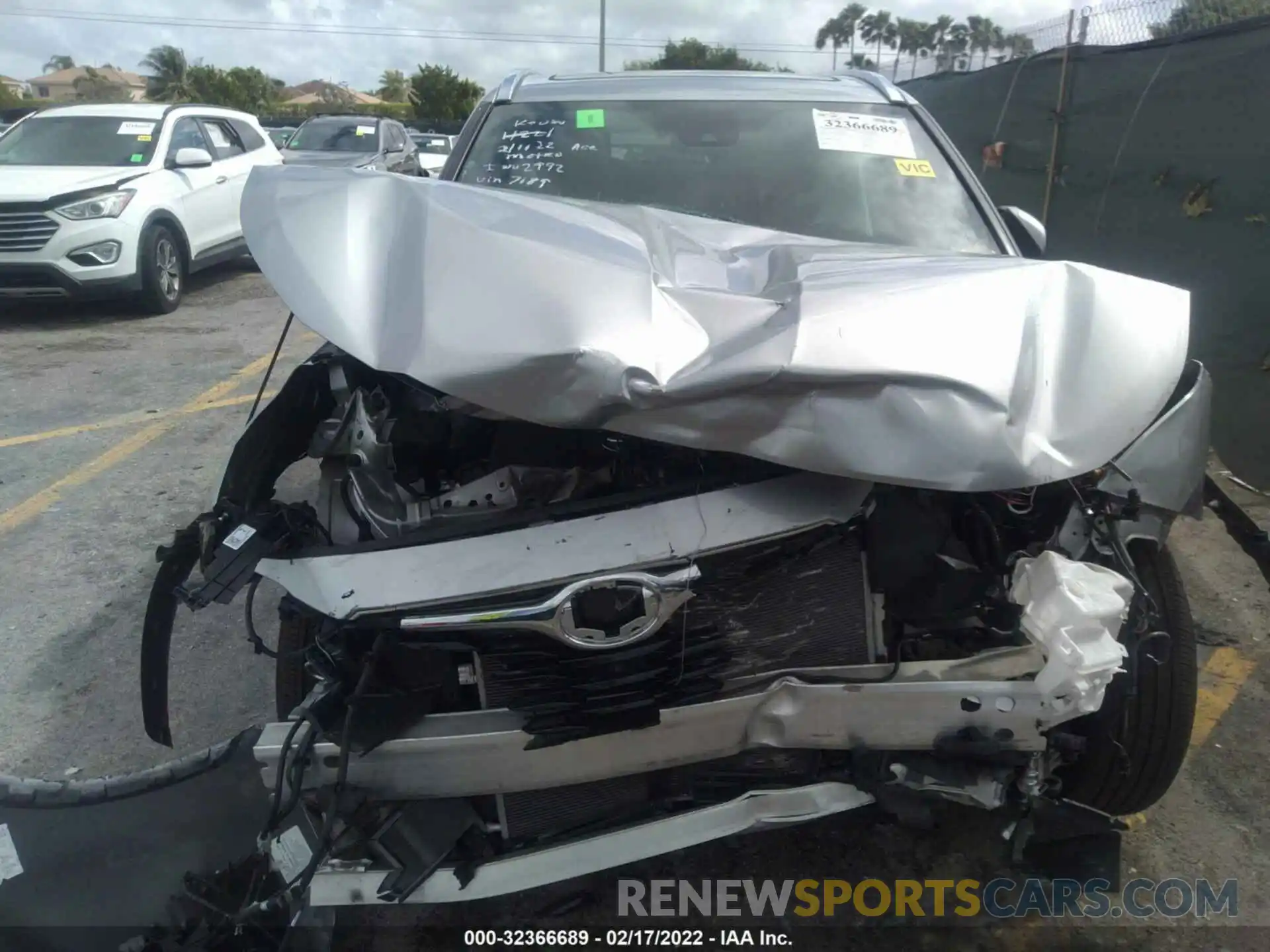 6 Photograph of a damaged car 5TDFZRAH0MS067189 TOYOTA HIGHLANDER 2021