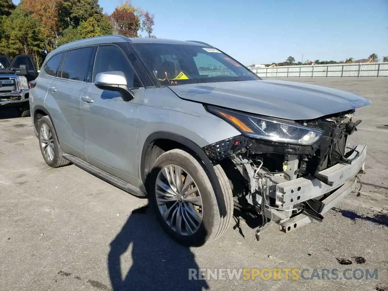 1 Photograph of a damaged car 5TDFZRAH2MS044593 TOYOTA HIGHLANDER 2021