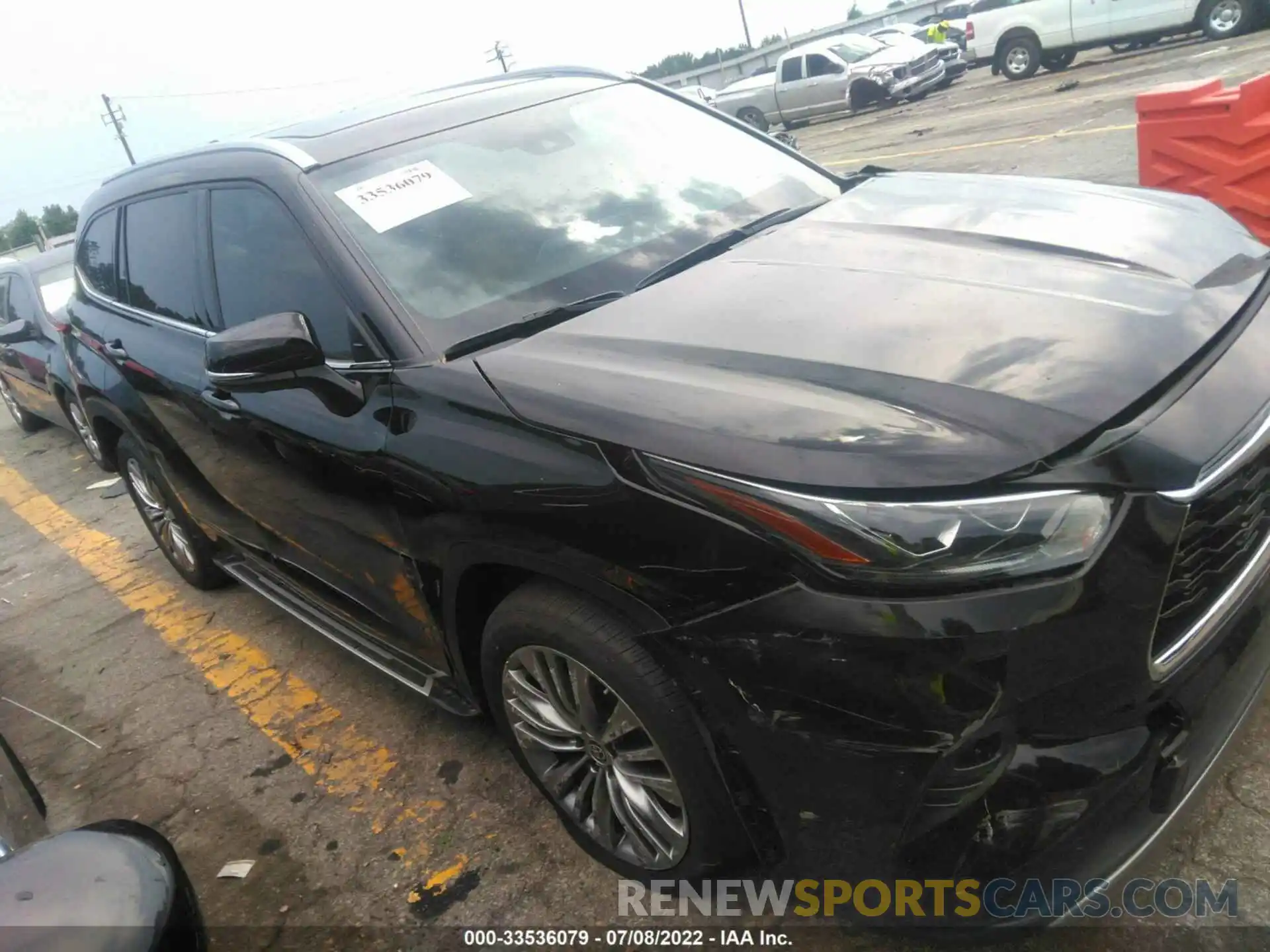 1 Photograph of a damaged car 5TDFZRAH3MS041766 TOYOTA HIGHLANDER 2021