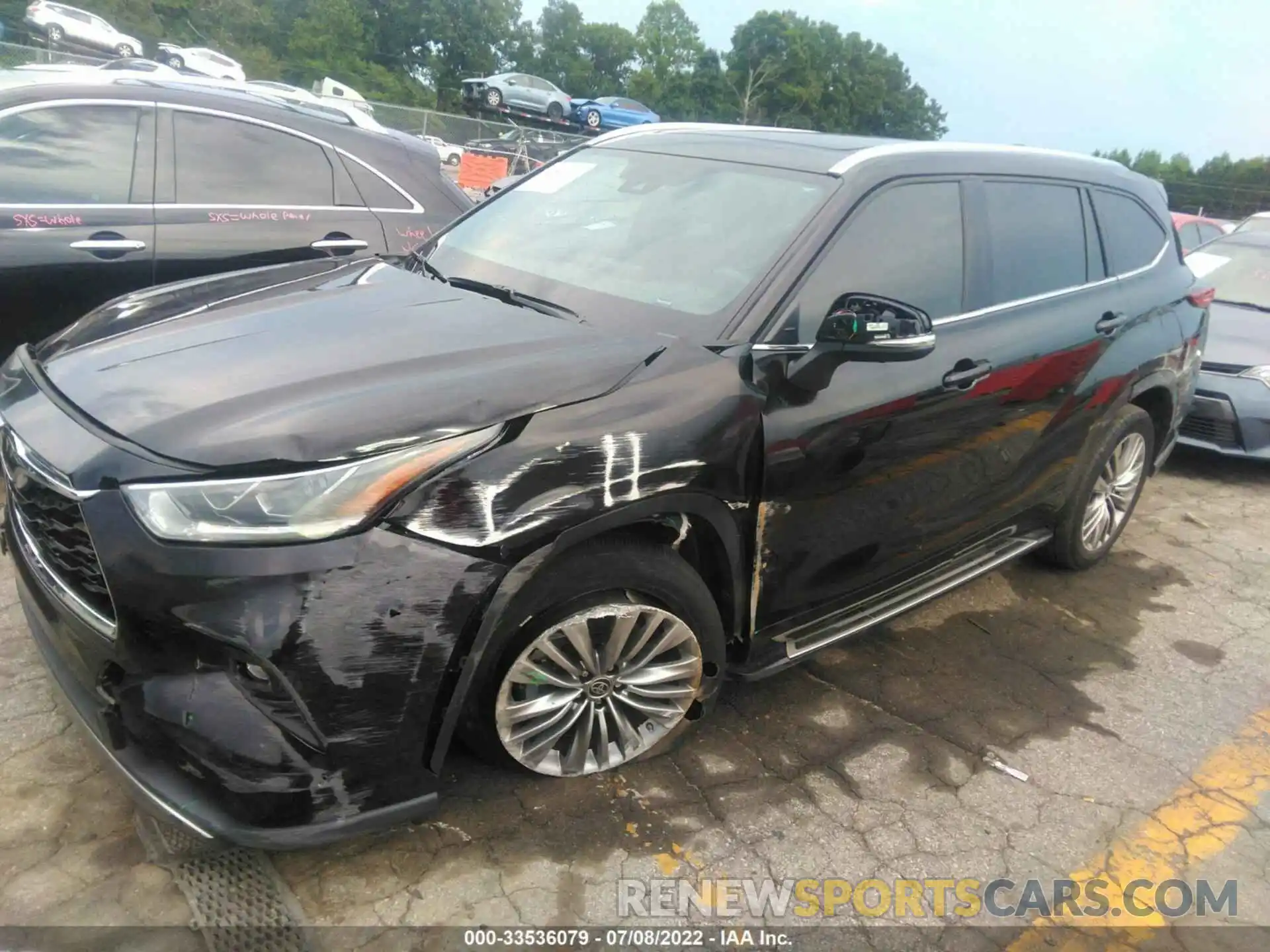 2 Photograph of a damaged car 5TDFZRAH3MS041766 TOYOTA HIGHLANDER 2021