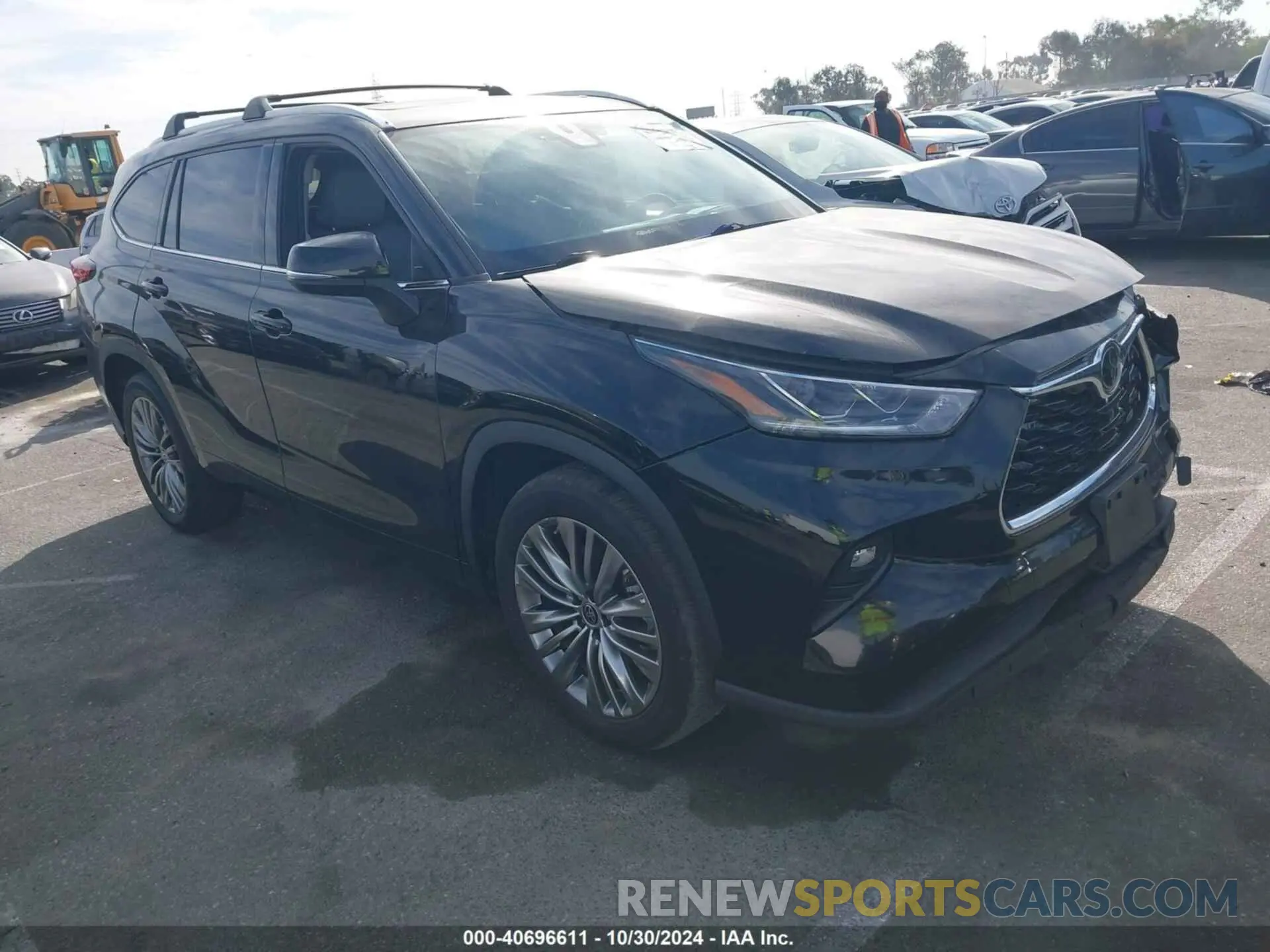1 Photograph of a damaged car 5TDFZRAH6MS066483 TOYOTA HIGHLANDER 2021
