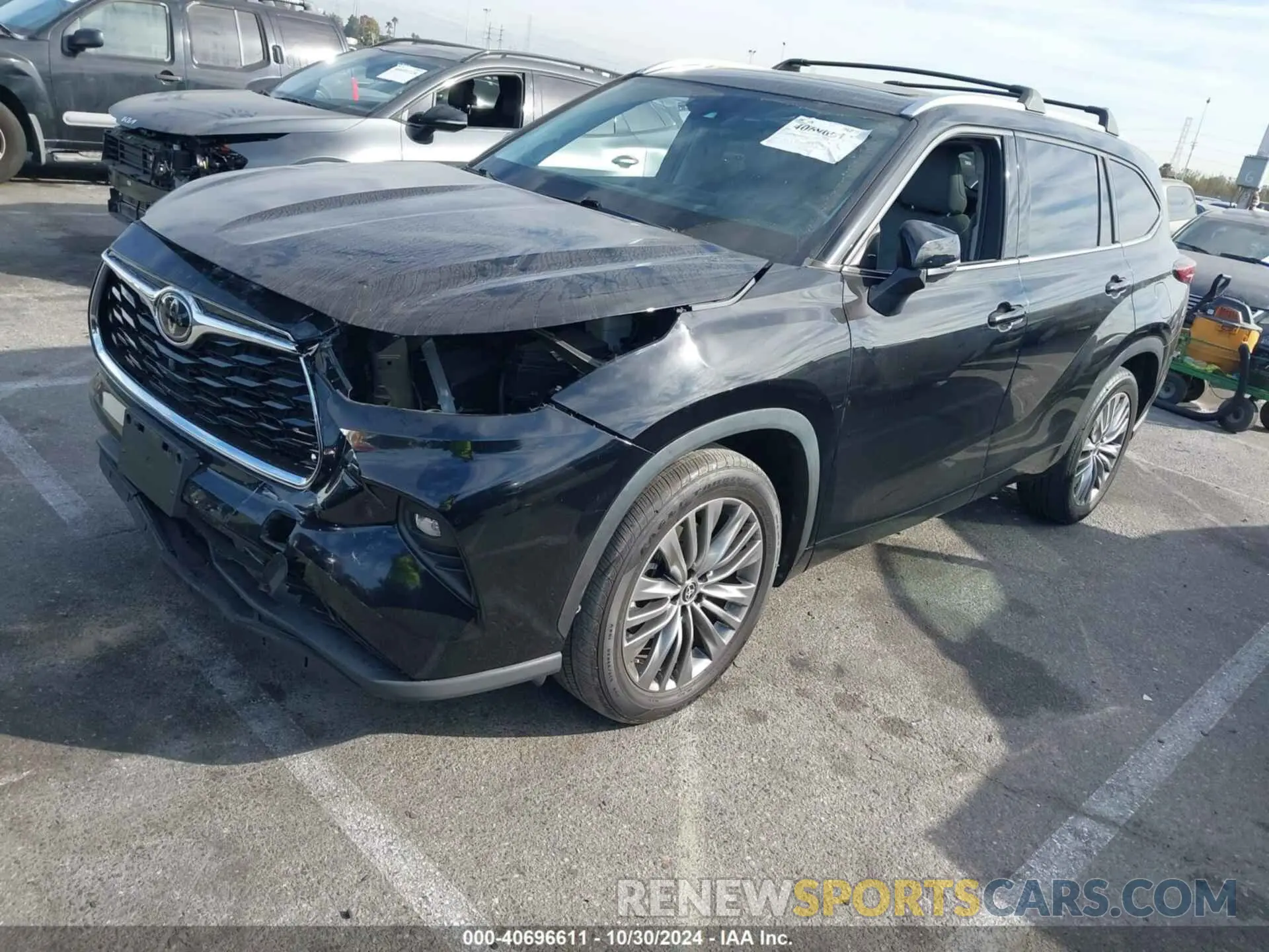 2 Photograph of a damaged car 5TDFZRAH6MS066483 TOYOTA HIGHLANDER 2021