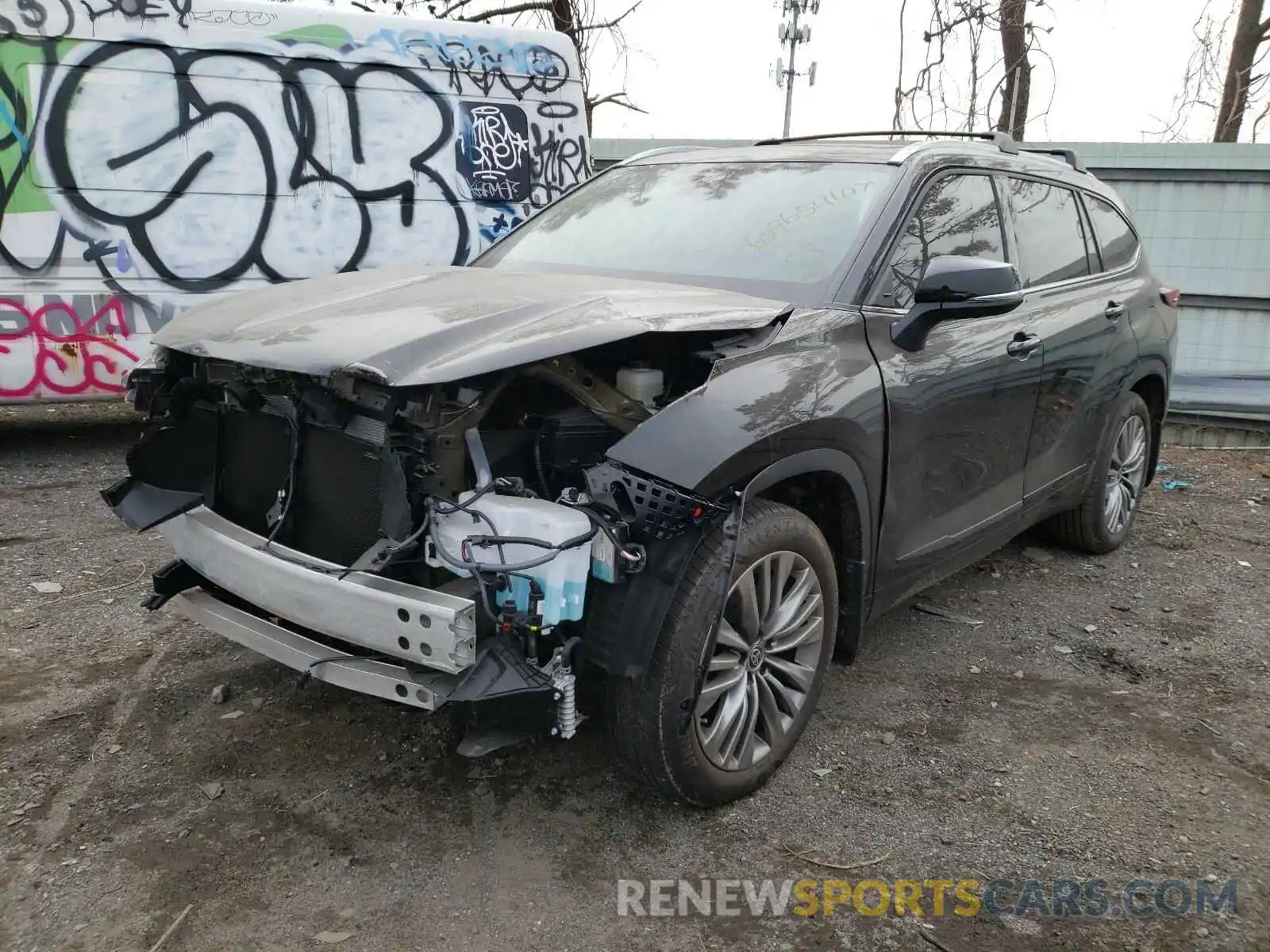 2 Photograph of a damaged car 5TDFZRBH0MS065473 TOYOTA HIGHLANDER 2021