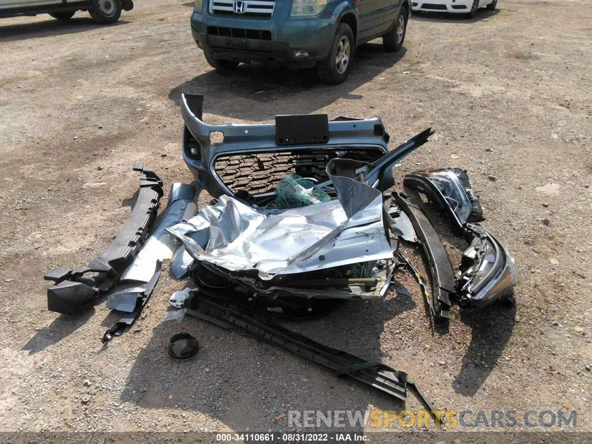 12 Photograph of a damaged car 5TDFZRBH0MS135537 TOYOTA HIGHLANDER 2021