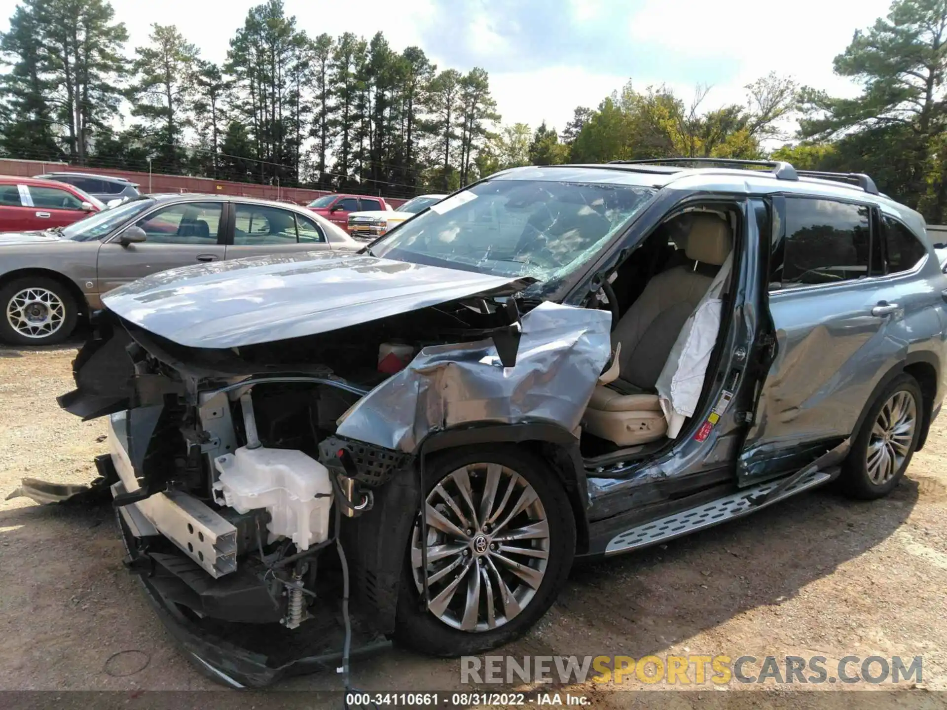 6 Photograph of a damaged car 5TDFZRBH0MS135537 TOYOTA HIGHLANDER 2021