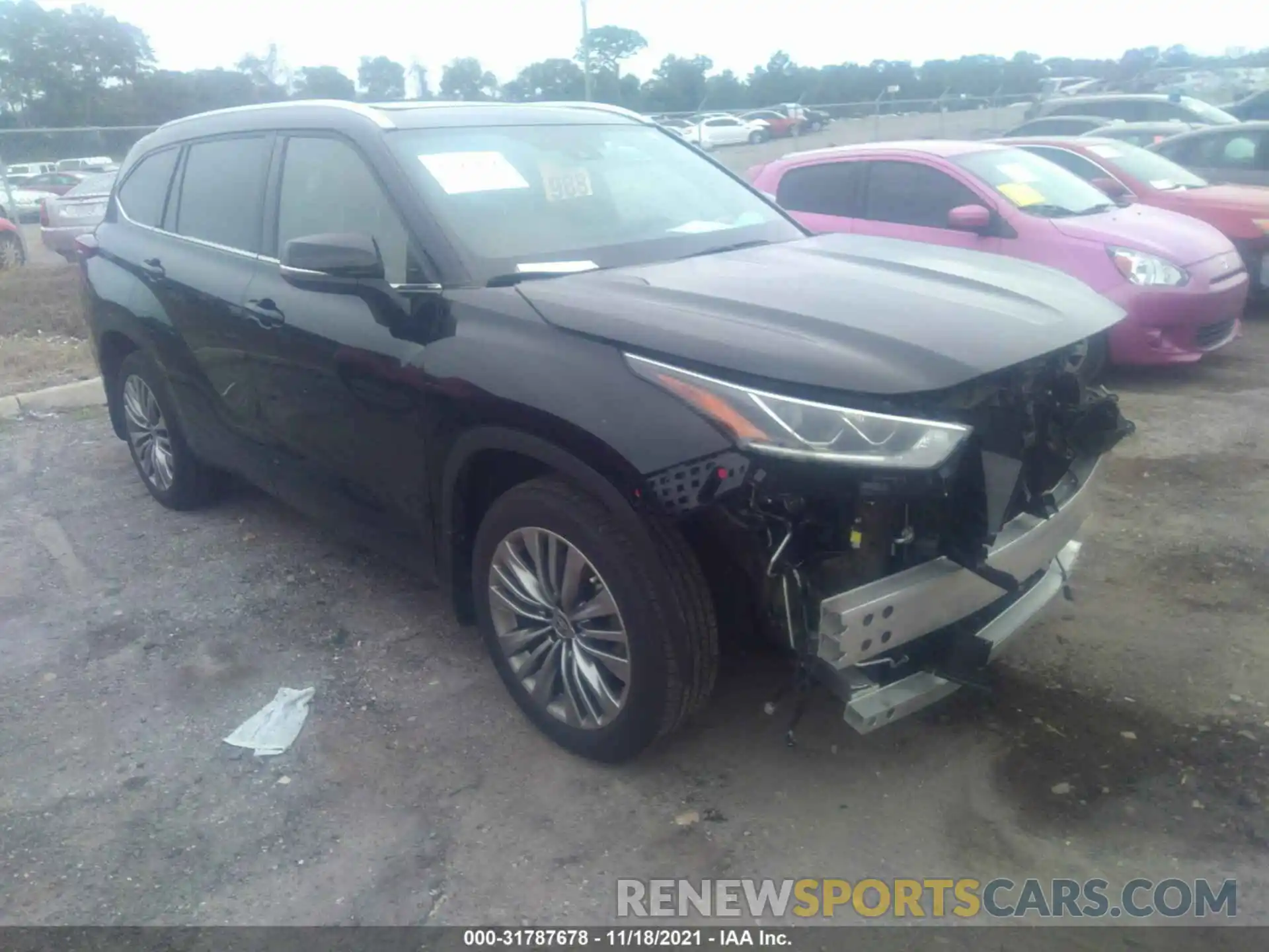 1 Photograph of a damaged car 5TDFZRBH1MS079026 TOYOTA HIGHLANDER 2021