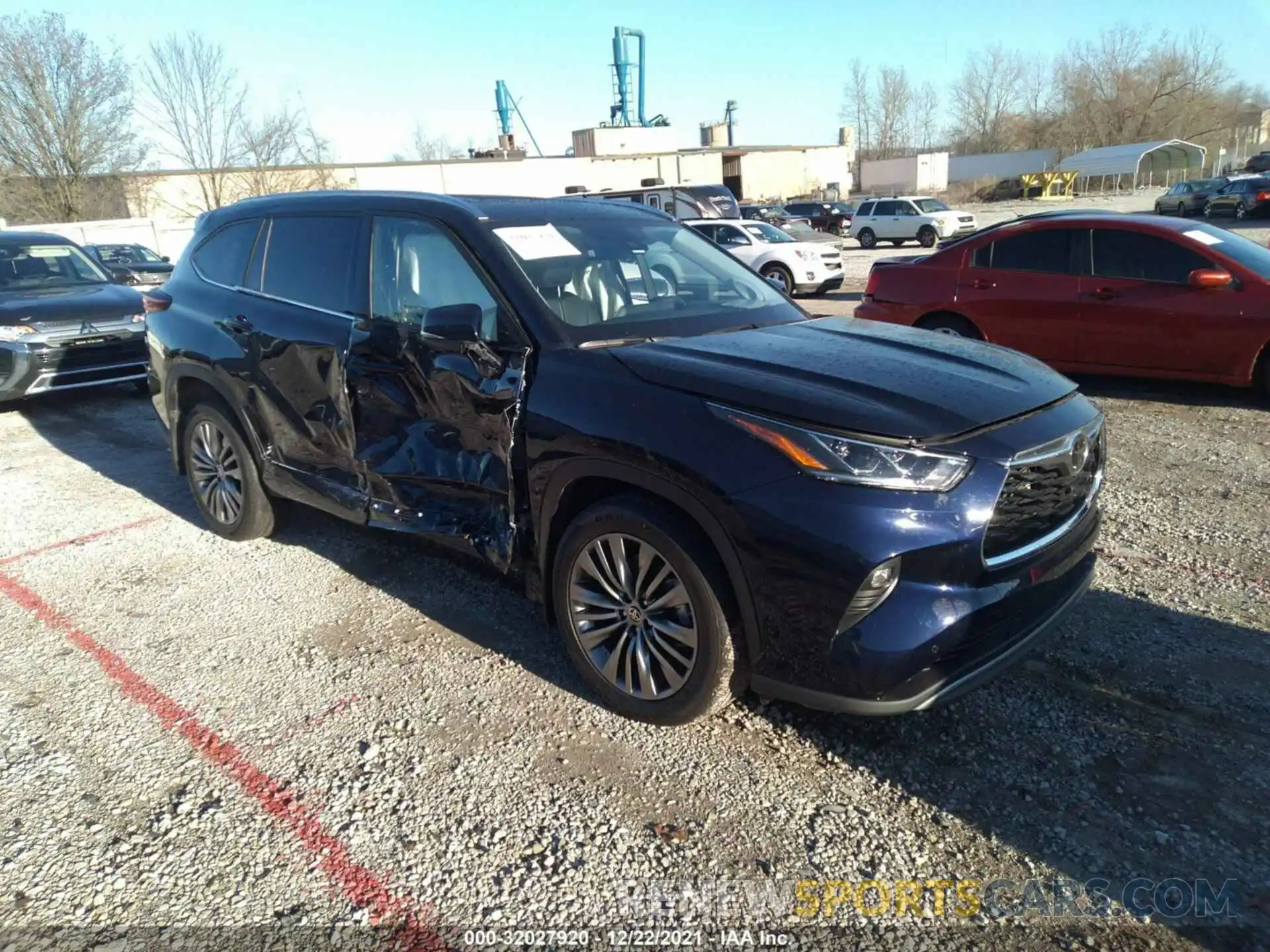 1 Photograph of a damaged car 5TDFZRBH1MS136664 TOYOTA HIGHLANDER 2021