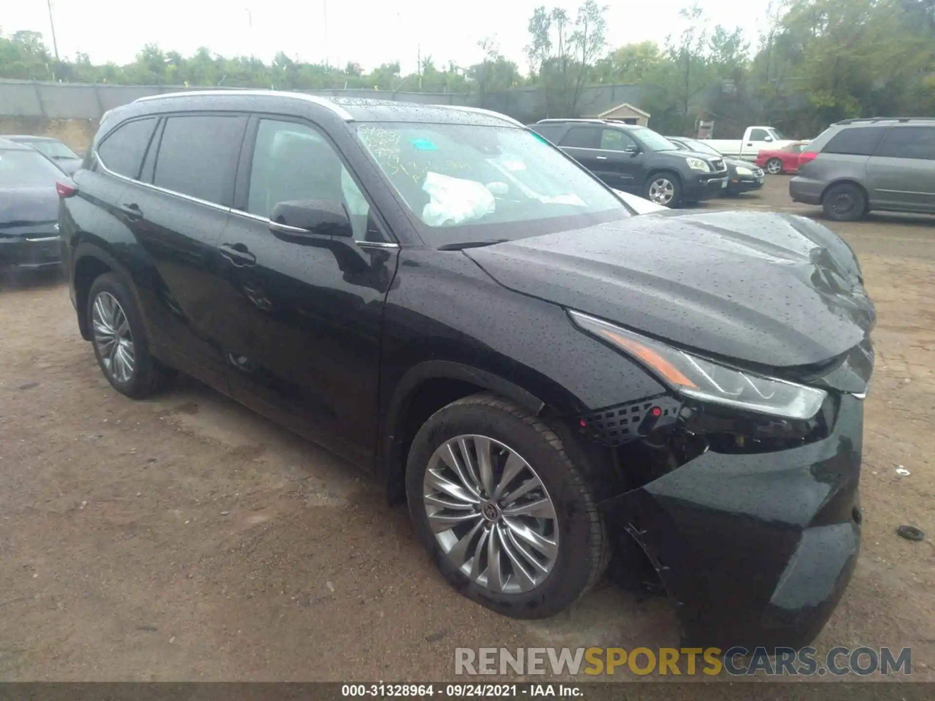 1 Photograph of a damaged car 5TDFZRBH2MS088642 TOYOTA HIGHLANDER 2021