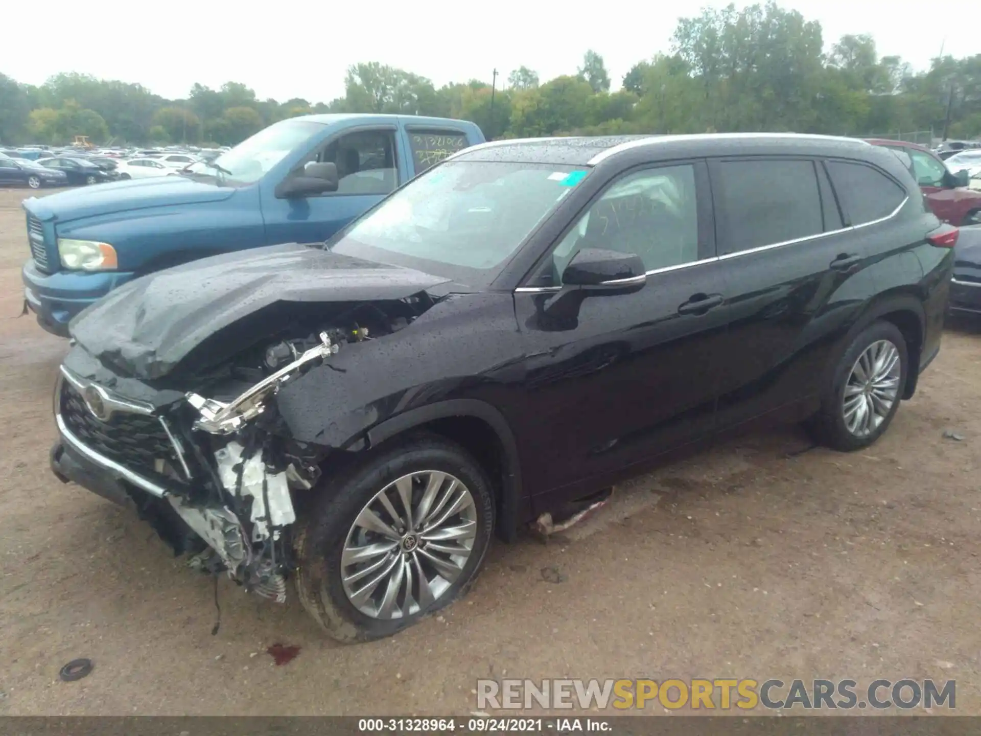 2 Photograph of a damaged car 5TDFZRBH2MS088642 TOYOTA HIGHLANDER 2021