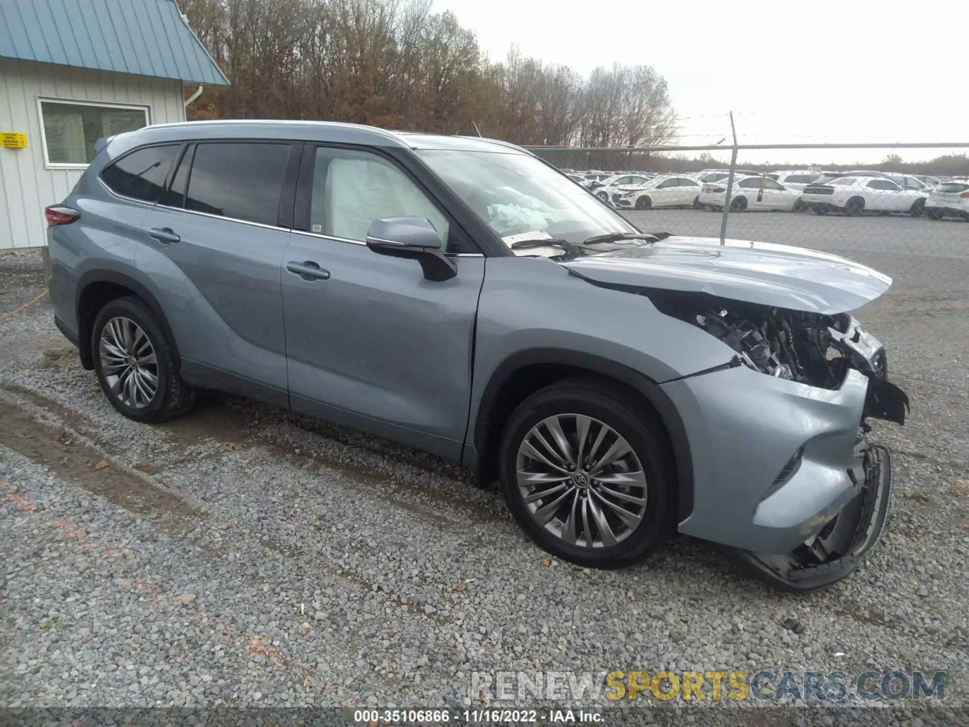 1 Photograph of a damaged car 5TDFZRBH2MS098149 TOYOTA HIGHLANDER 2021