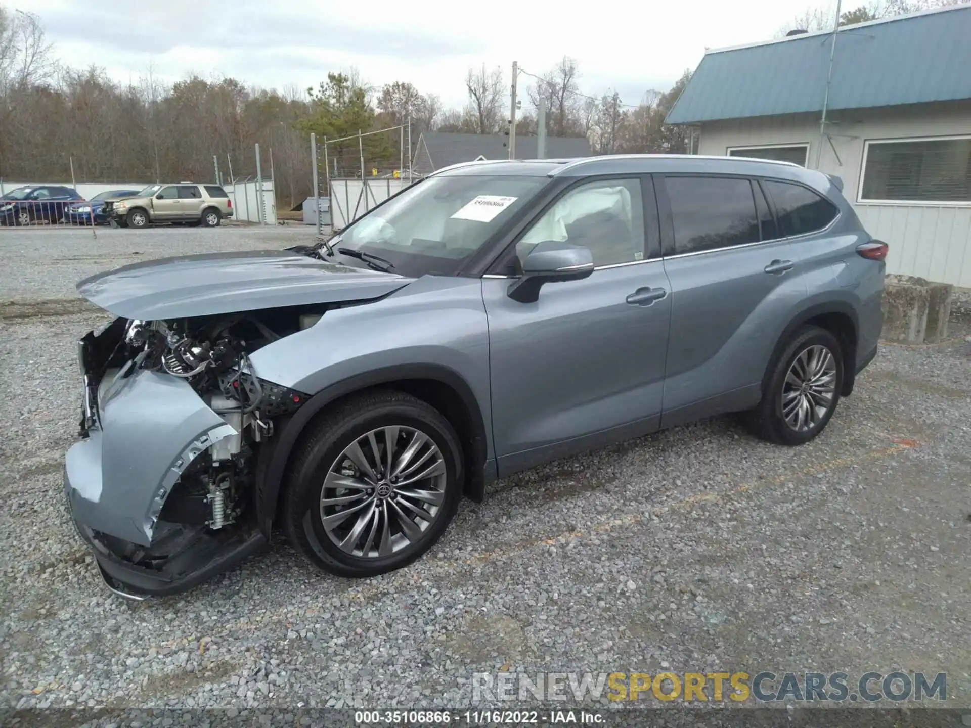 2 Photograph of a damaged car 5TDFZRBH2MS098149 TOYOTA HIGHLANDER 2021