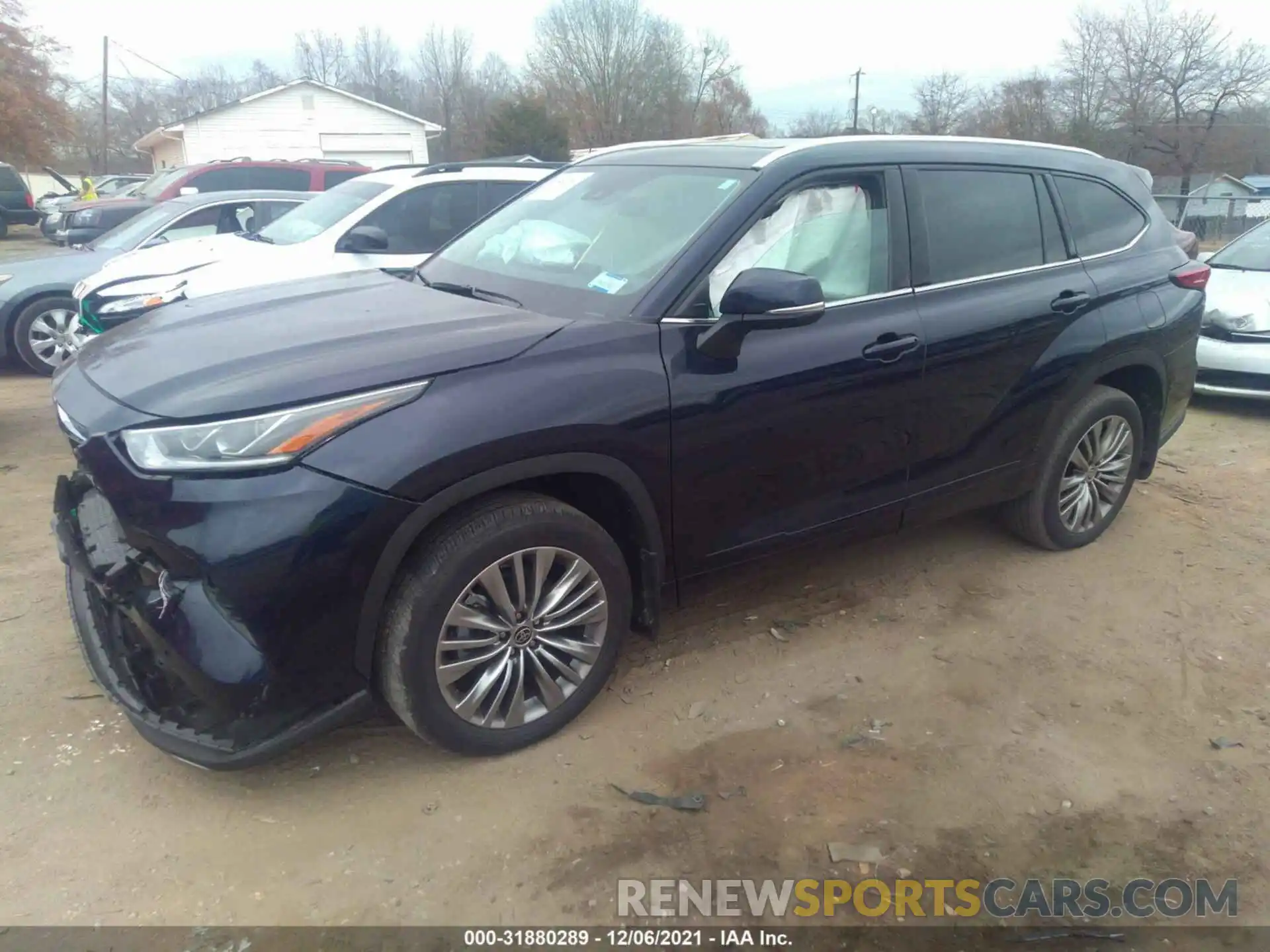 2 Photograph of a damaged car 5TDFZRBH4MS058056 TOYOTA HIGHLANDER 2021