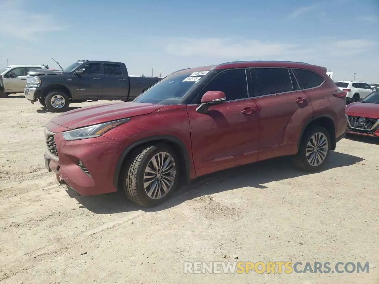 1 Photograph of a damaged car 5TDFZRBH5MS064366 TOYOTA HIGHLANDER 2021