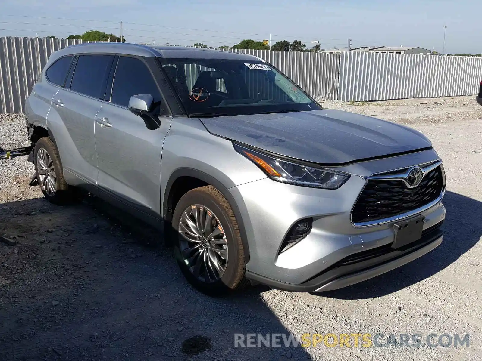 1 Photograph of a damaged car 5TDFZRBH5MS099747 TOYOTA HIGHLANDER 2021