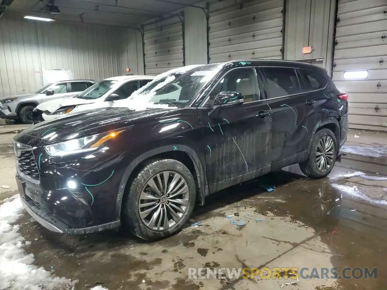 1 Photograph of a damaged car 5TDFZRBH6MS071911 TOYOTA HIGHLANDER 2021