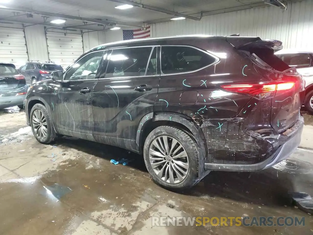 2 Photograph of a damaged car 5TDFZRBH6MS071911 TOYOTA HIGHLANDER 2021