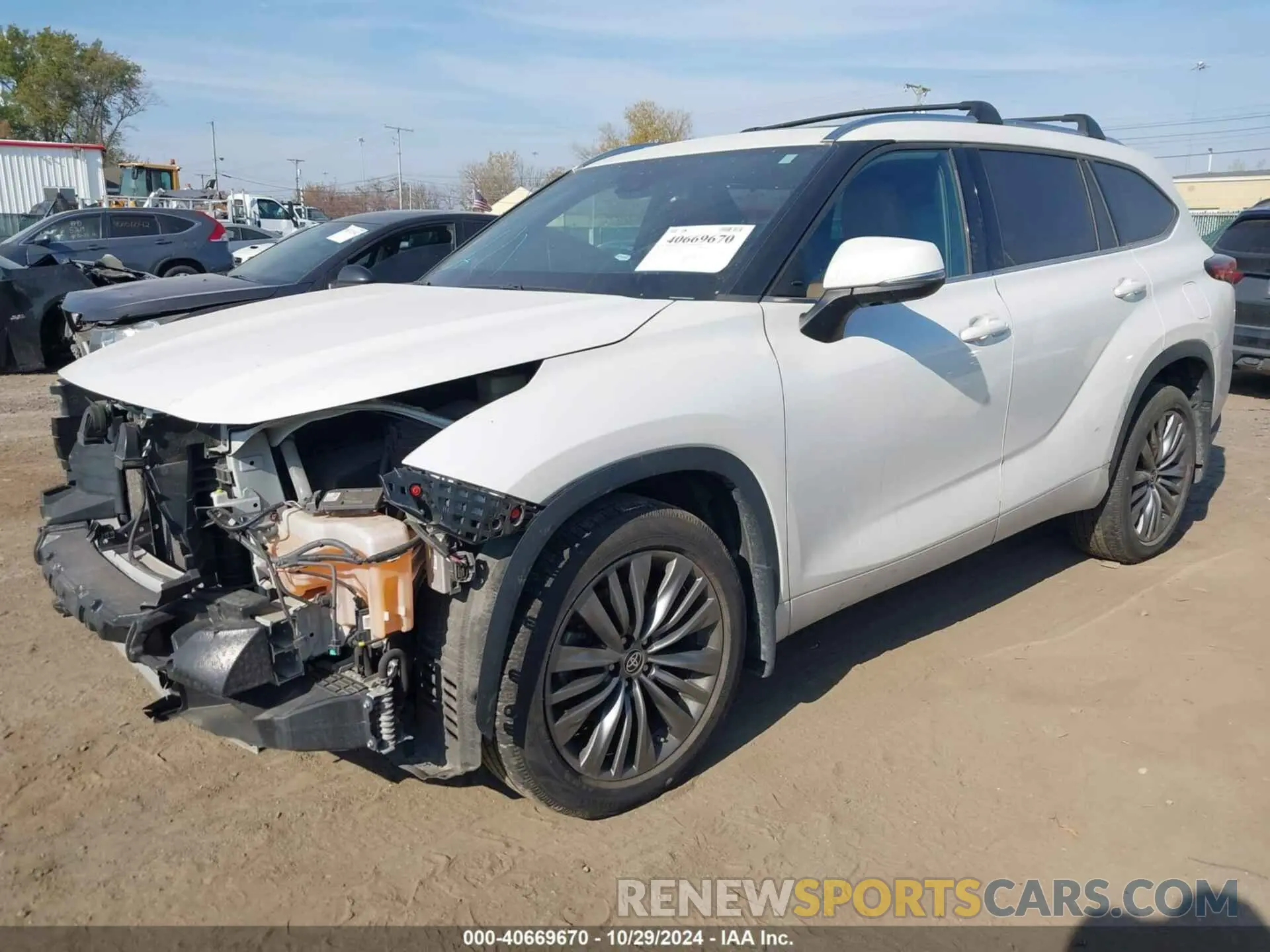 2 Photograph of a damaged car 5TDFZRBH6MS135560 TOYOTA HIGHLANDER 2021