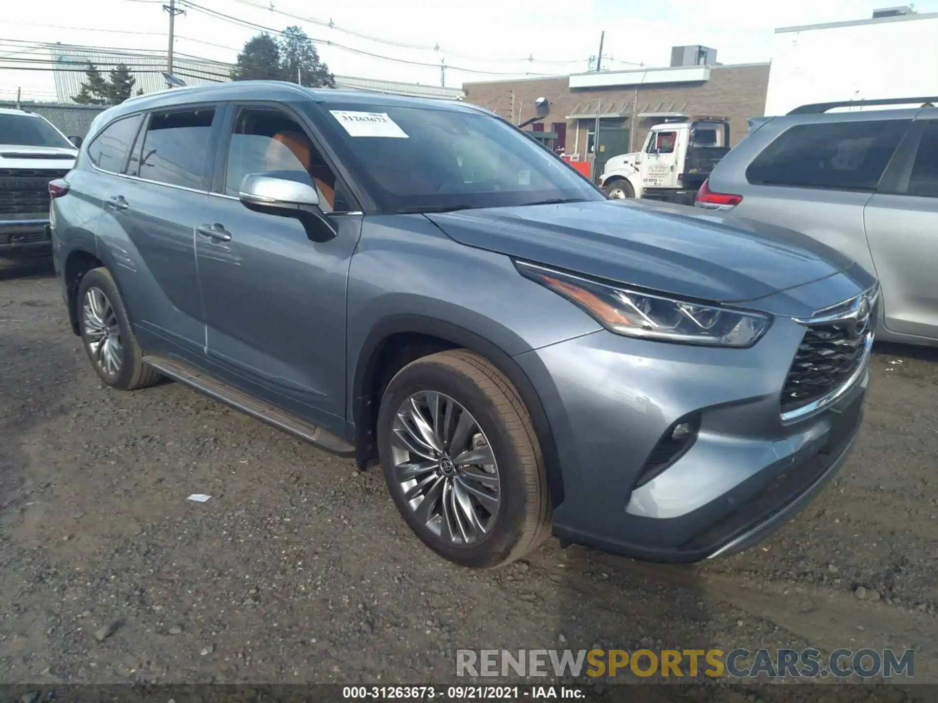 1 Photograph of a damaged car 5TDFZRBH7MS074204 TOYOTA HIGHLANDER 2021