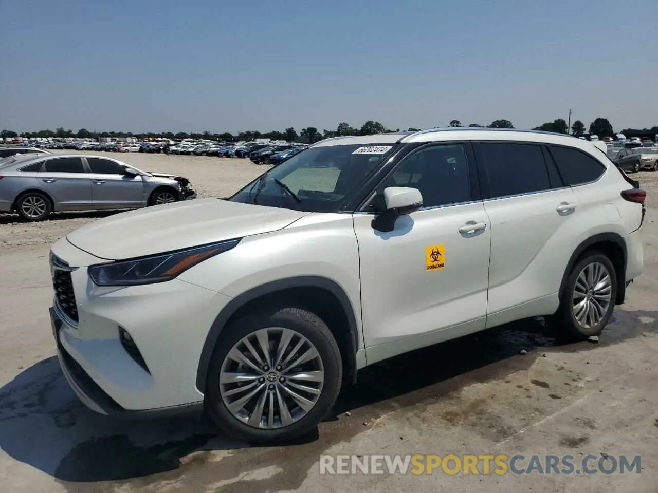1 Photograph of a damaged car 5TDFZRBH7MS088913 TOYOTA HIGHLANDER 2021