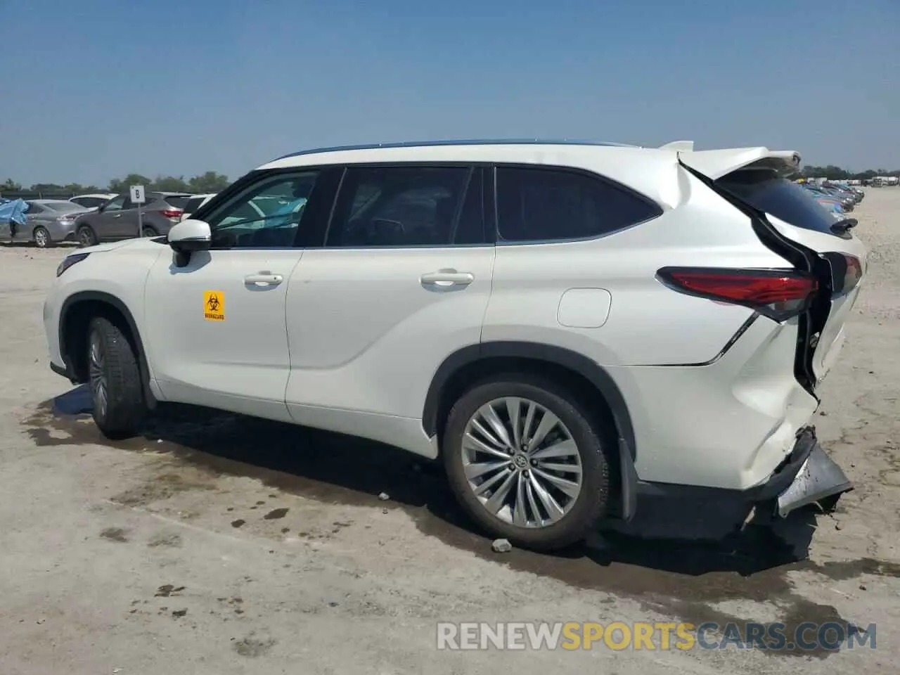 2 Photograph of a damaged car 5TDFZRBH7MS088913 TOYOTA HIGHLANDER 2021