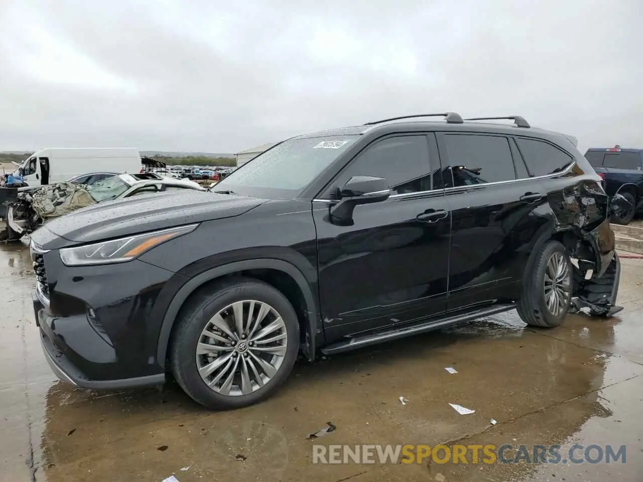 1 Photograph of a damaged car 5TDFZRBH7MS104401 TOYOTA HIGHLANDER 2021