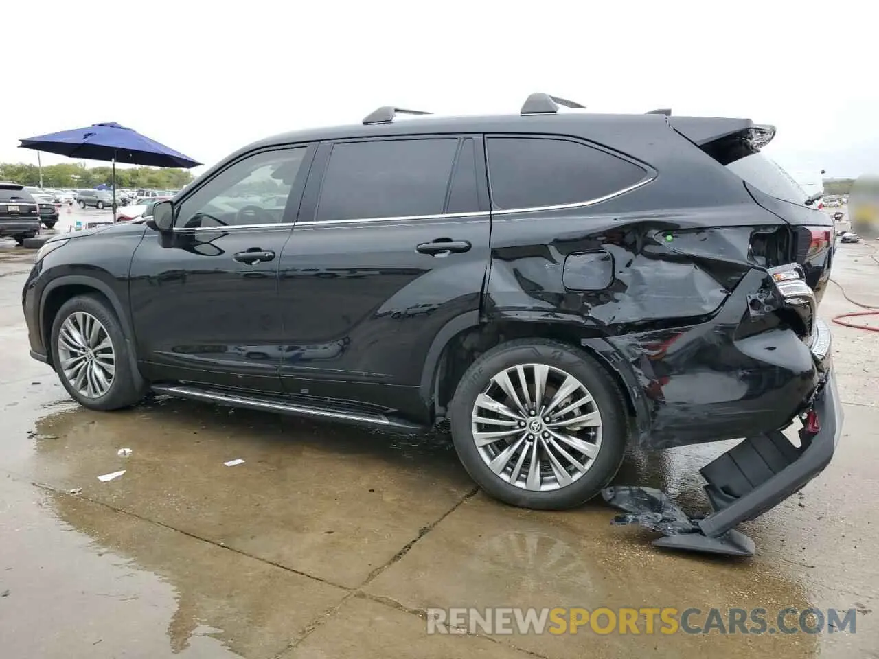 2 Photograph of a damaged car 5TDFZRBH7MS104401 TOYOTA HIGHLANDER 2021