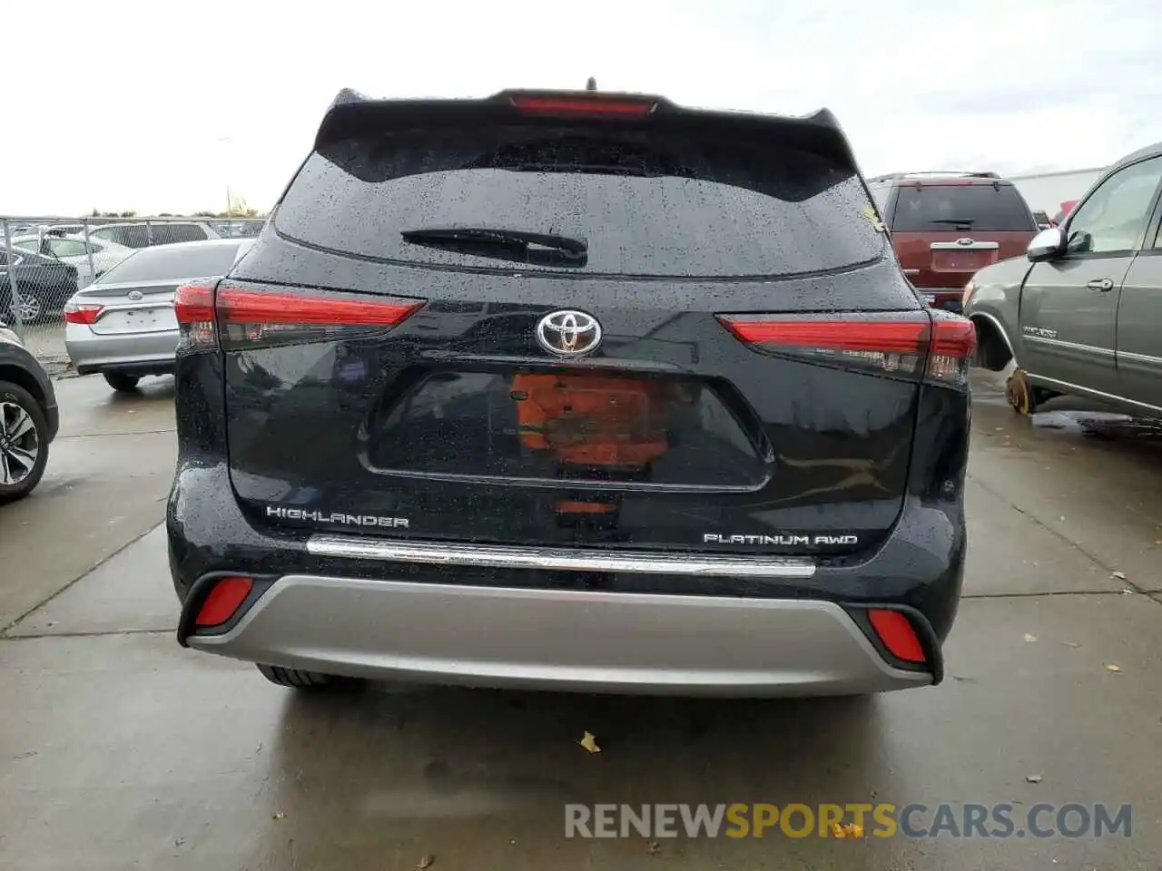 6 Photograph of a damaged car 5TDFZRBH7MS114183 TOYOTA HIGHLANDER 2021