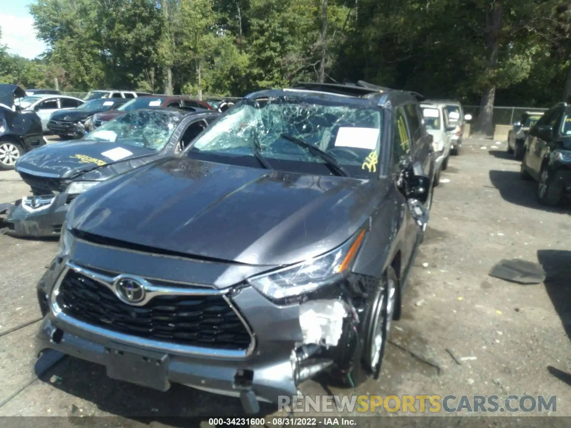 6 Photograph of a damaged car 5TDFZRBH7MS143733 TOYOTA HIGHLANDER 2021