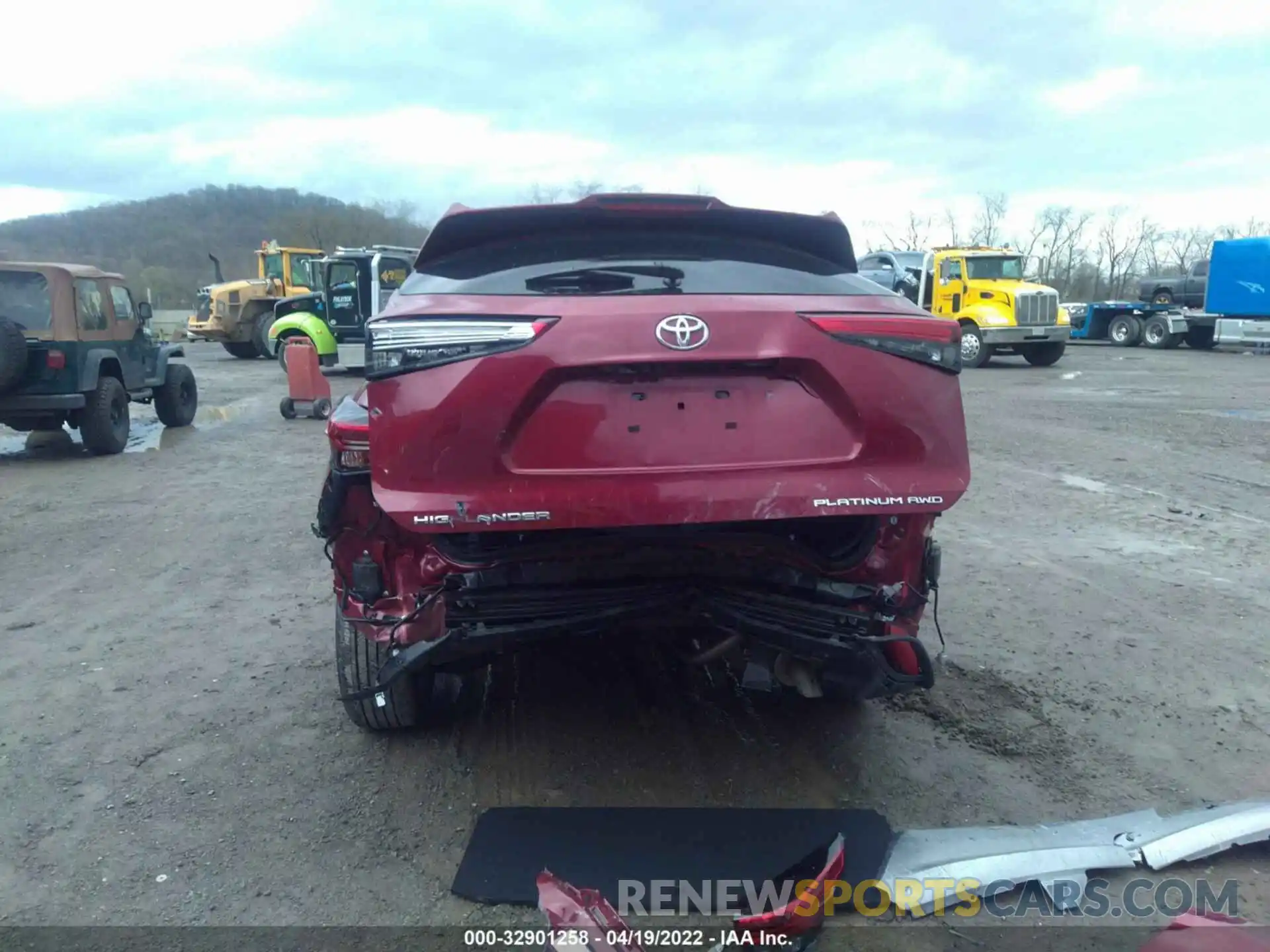 6 Photograph of a damaged car 5TDFZRBH8MS143577 TOYOTA HIGHLANDER 2021