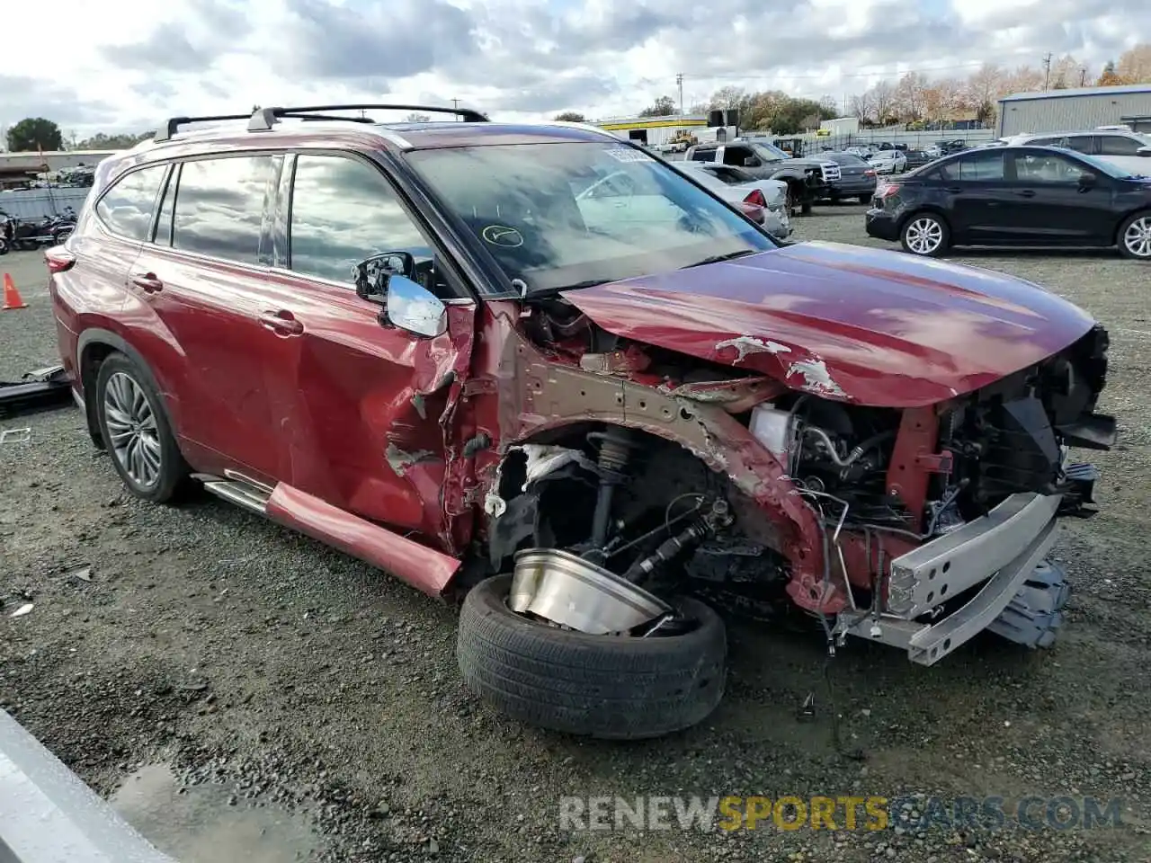 4 Photograph of a damaged car 5TDFZRBH9MS068002 TOYOTA HIGHLANDER 2021