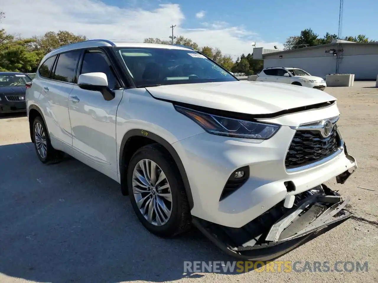 1 Photograph of a damaged car 5TDFZRBH9MS075855 TOYOTA HIGHLANDER 2021