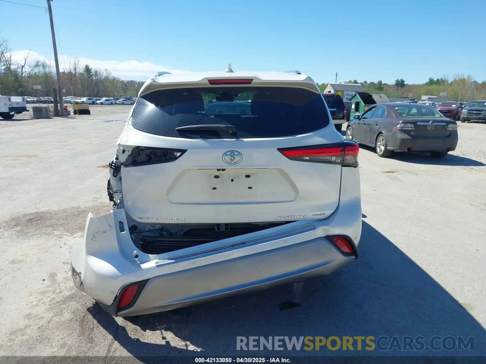 16 Photograph of a damaged car 5TDFZRBHXMS080062 TOYOTA HIGHLANDER 2021