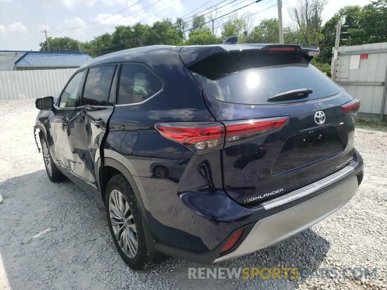 3 Photograph of a damaged car 5TDFZRBHXMS106160 TOYOTA HIGHLANDER 2021