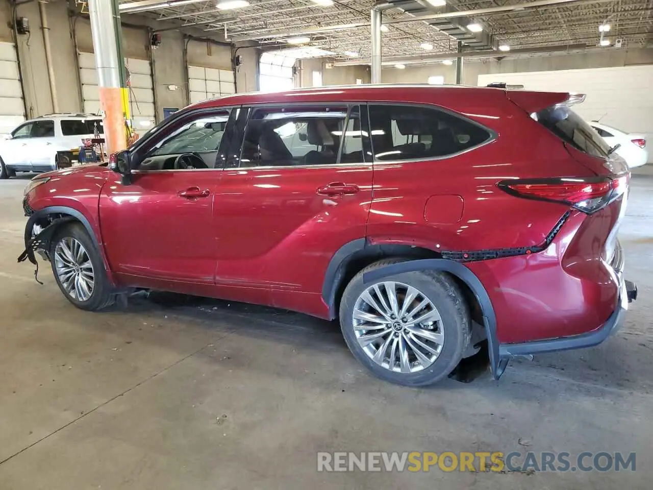 2 Photograph of a damaged car 5TDFZRBHXMS148134 TOYOTA HIGHLANDER 2021