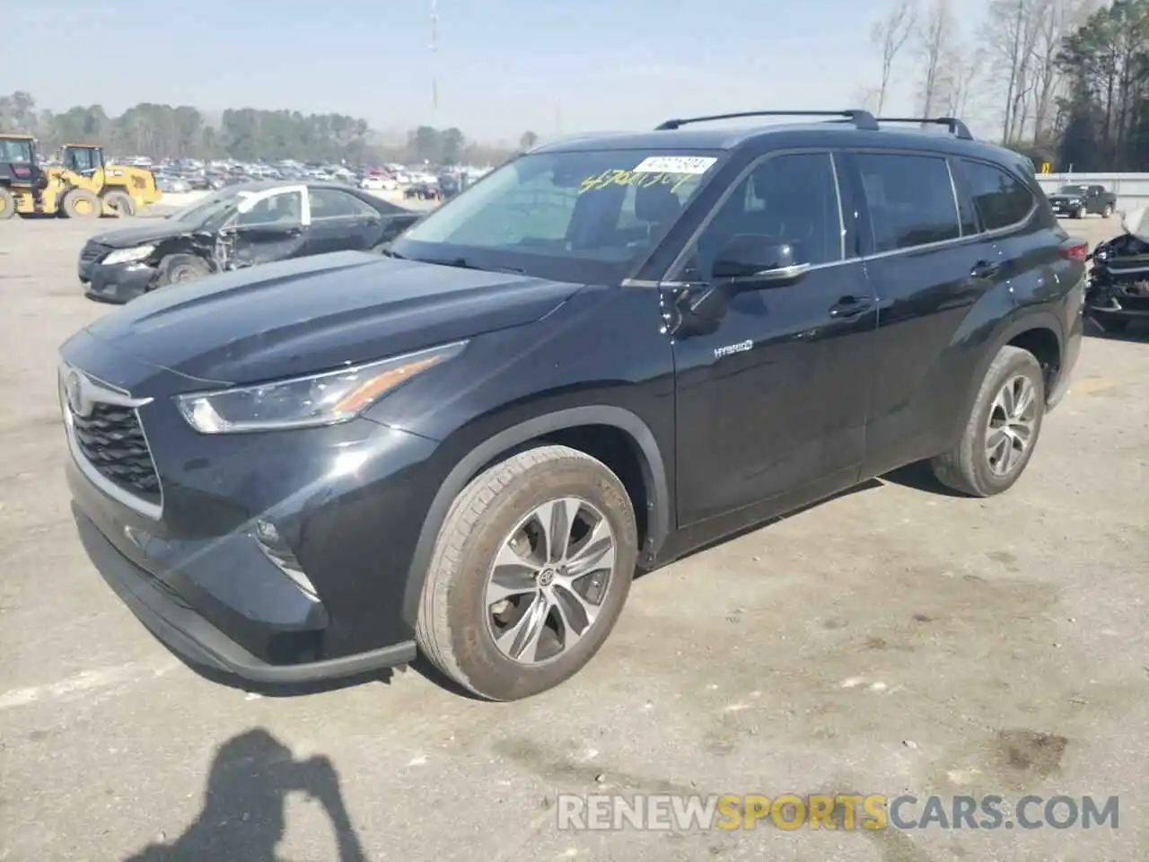 1 Photograph of a damaged car 5TDGARAH0MS007697 TOYOTA HIGHLANDER 2021