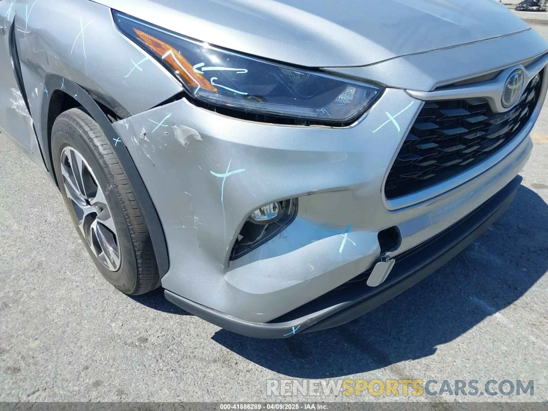 6 Photograph of a damaged car 5TDGARAH0MS011040 TOYOTA HIGHLANDER 2021