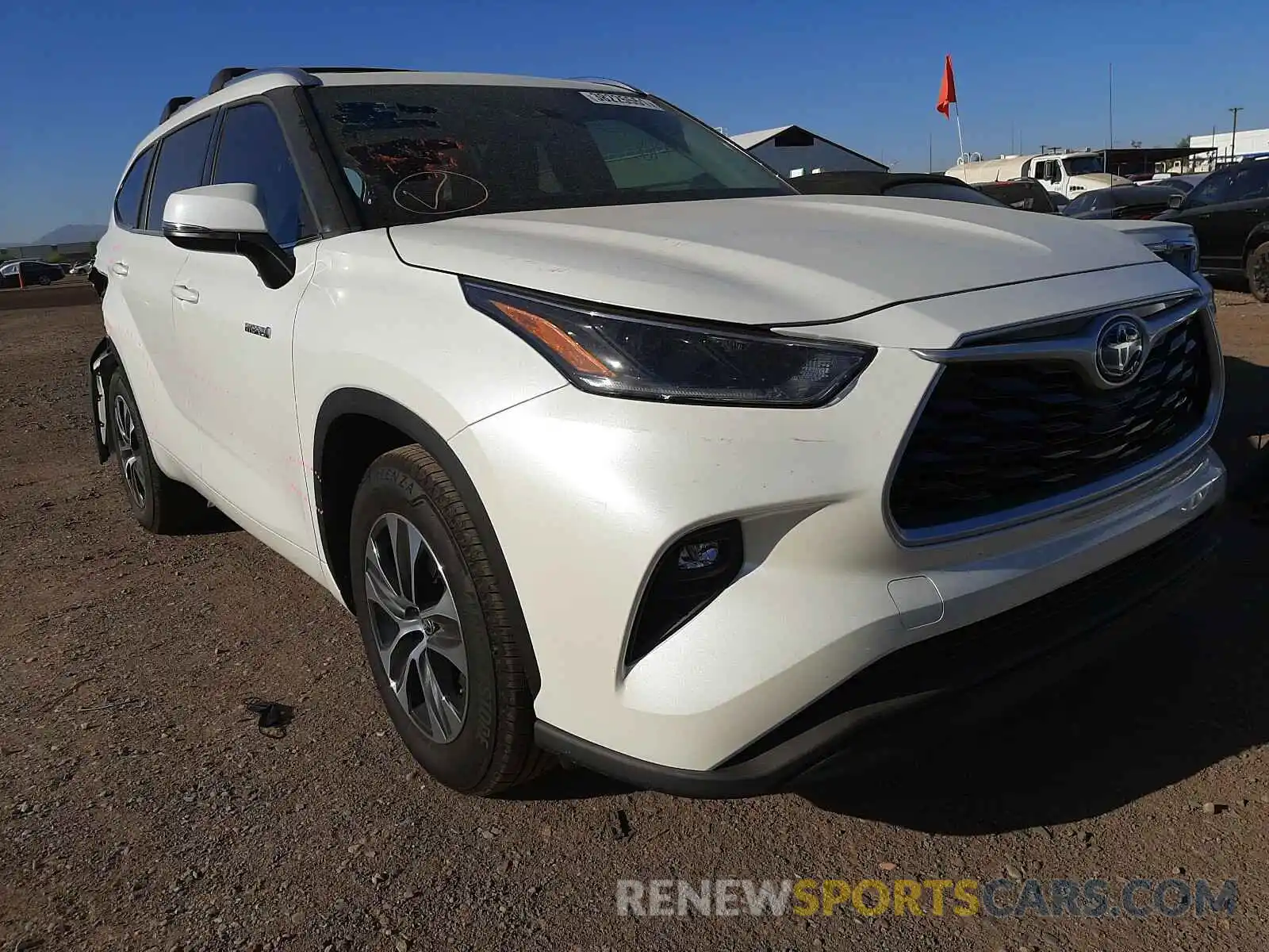 1 Photograph of a damaged car 5TDGARAH0MS503423 TOYOTA HIGHLANDER 2021