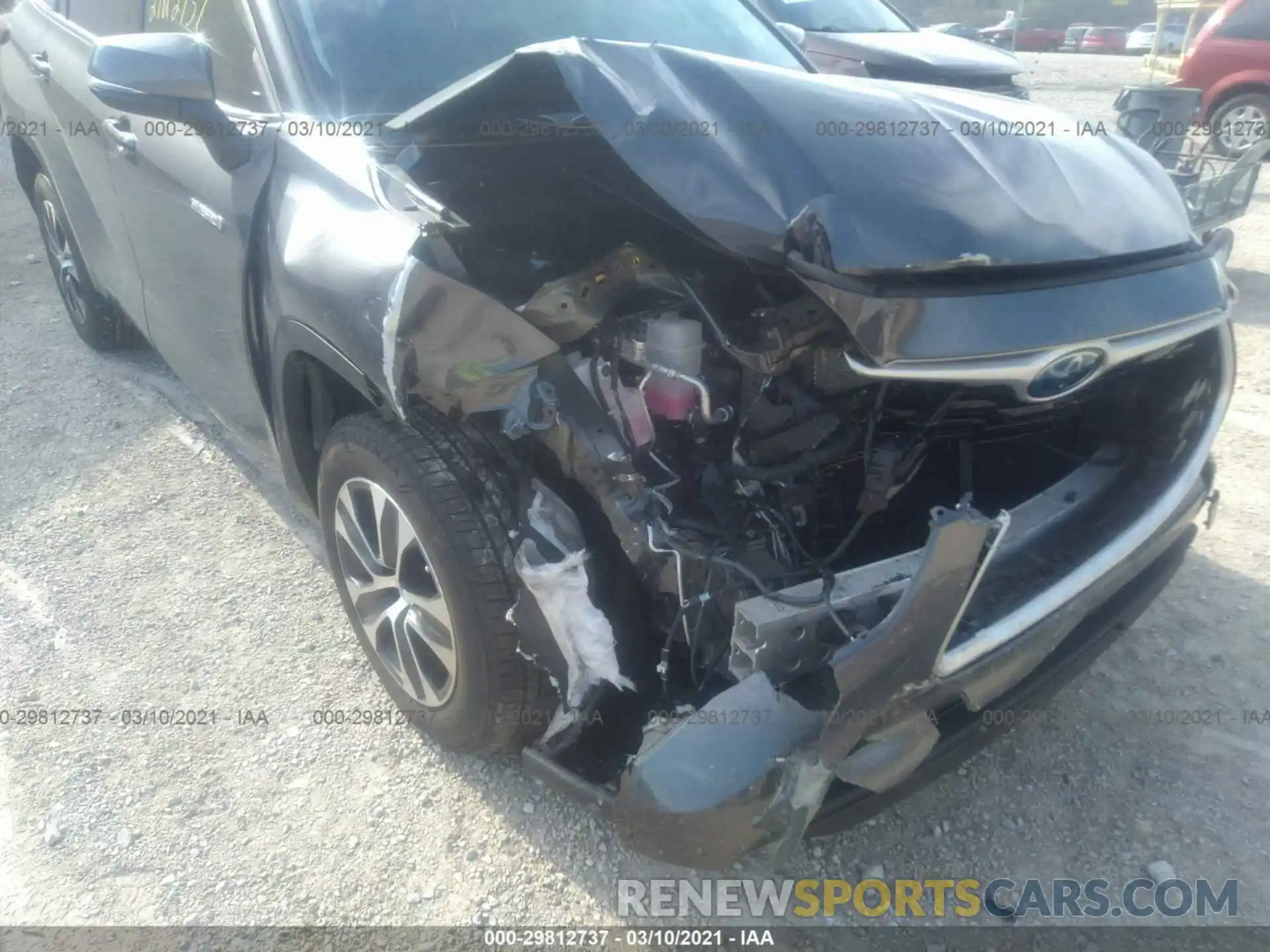 6 Photograph of a damaged car 5TDGARAH0MS505866 TOYOTA HIGHLANDER 2021