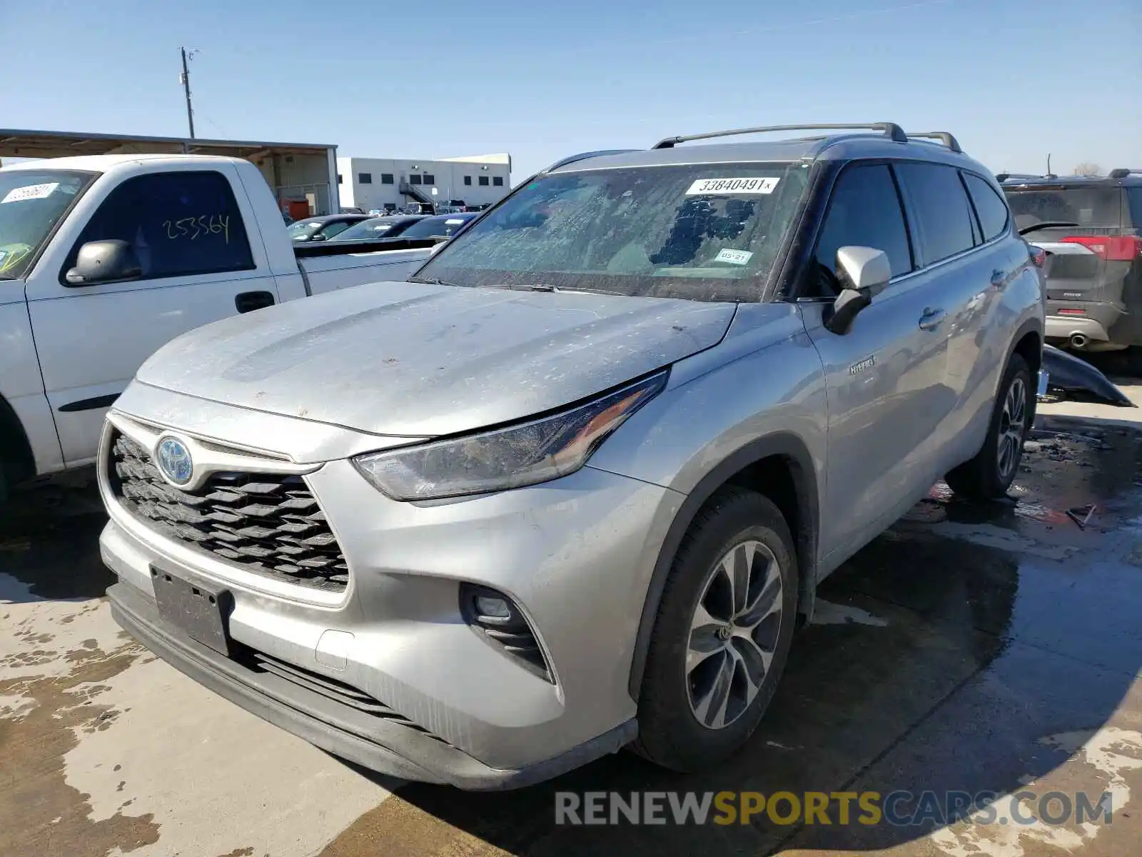 2 Photograph of a damaged car 5TDGARAH1MS503883 TOYOTA HIGHLANDER 2021