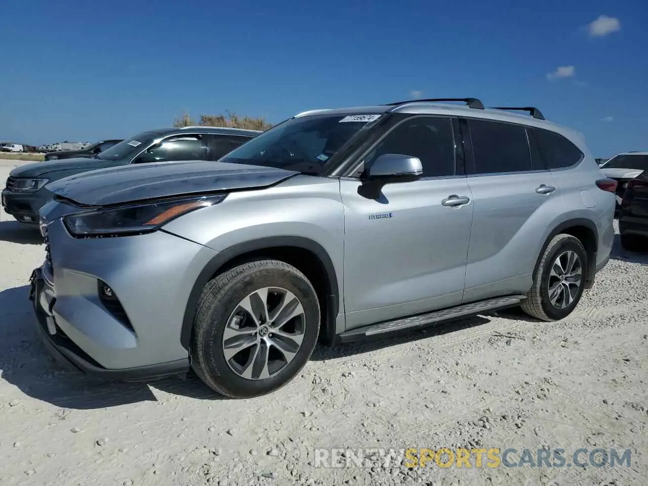 1 Photograph of a damaged car 5TDGARAH1MS508954 TOYOTA HIGHLANDER 2021