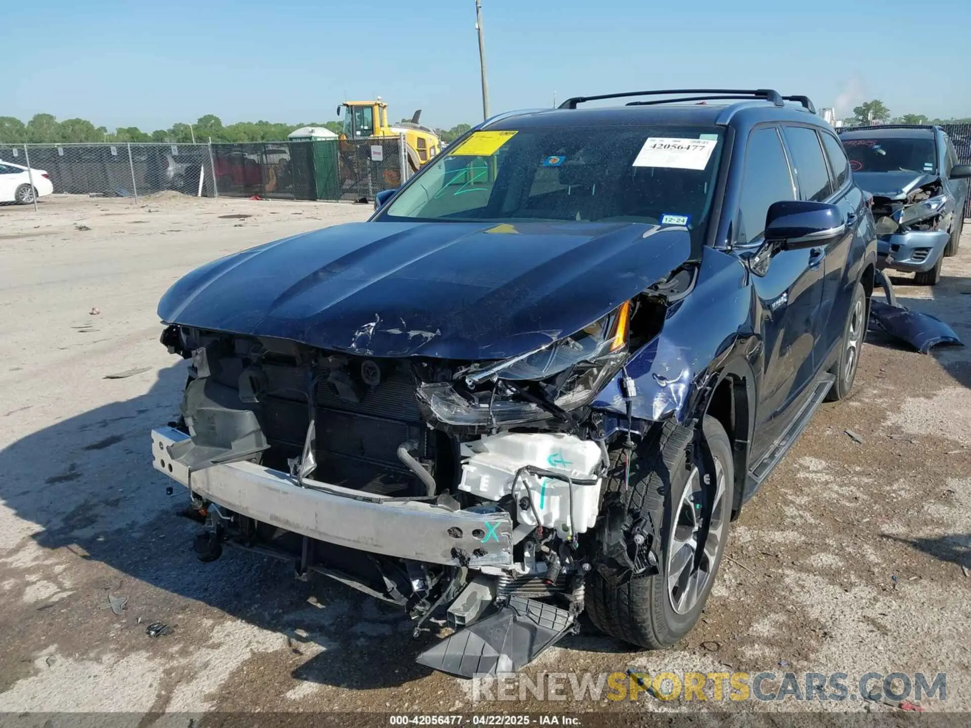 2 Photograph of a damaged car 5TDGARAH2MS503343 TOYOTA HIGHLANDER 2021
