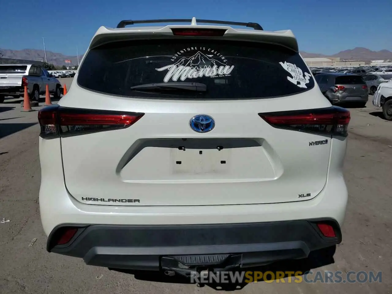 6 Photograph of a damaged car 5TDGARAH2MS506811 TOYOTA HIGHLANDER 2021