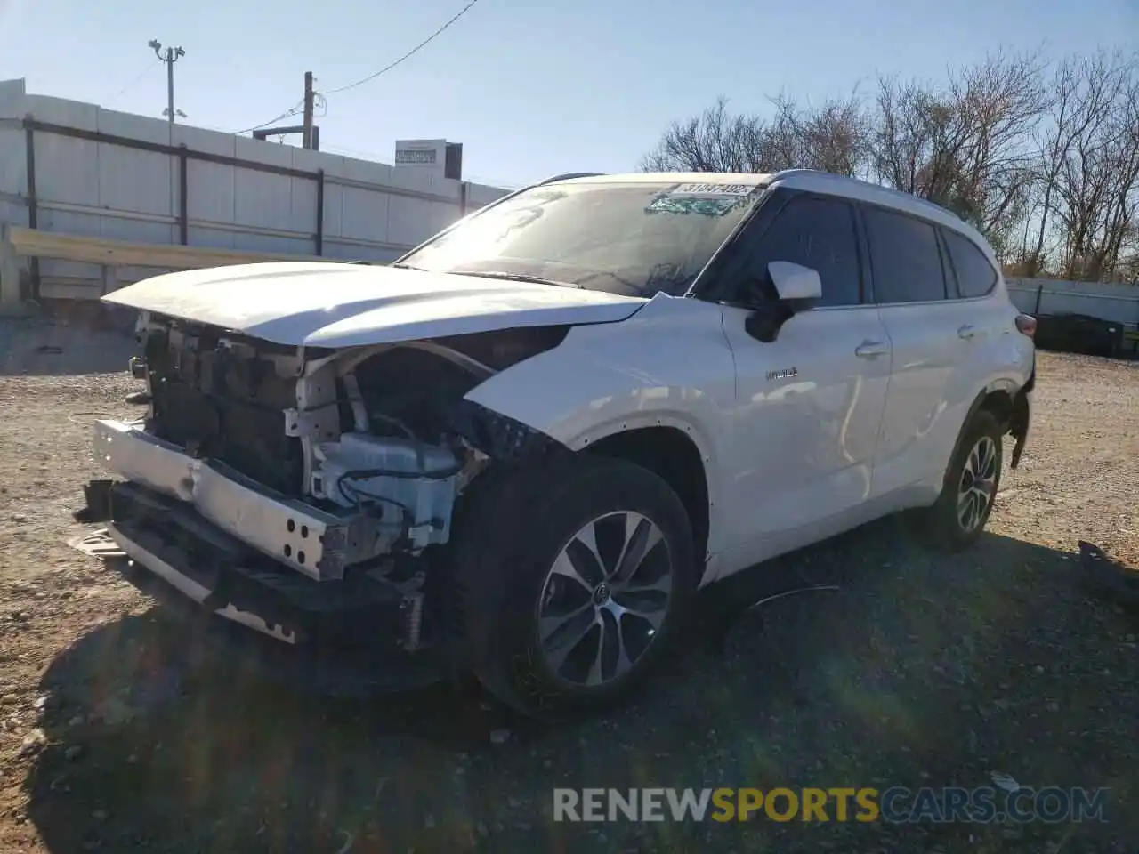 2 Photograph of a damaged car 5TDGARAH4MS504400 TOYOTA HIGHLANDER 2021